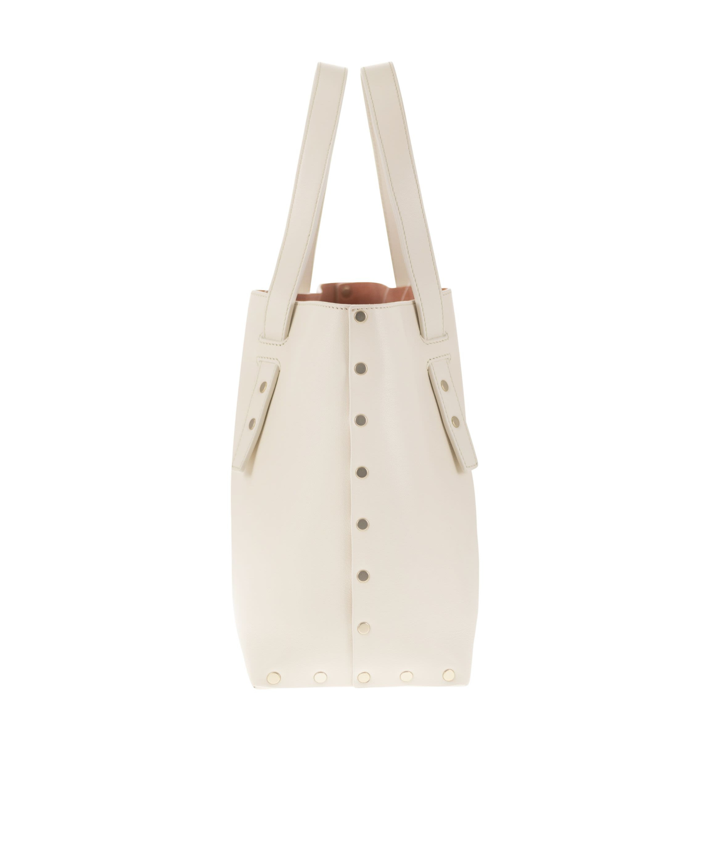 Fabiana Filippi Studded Tote Bag In White