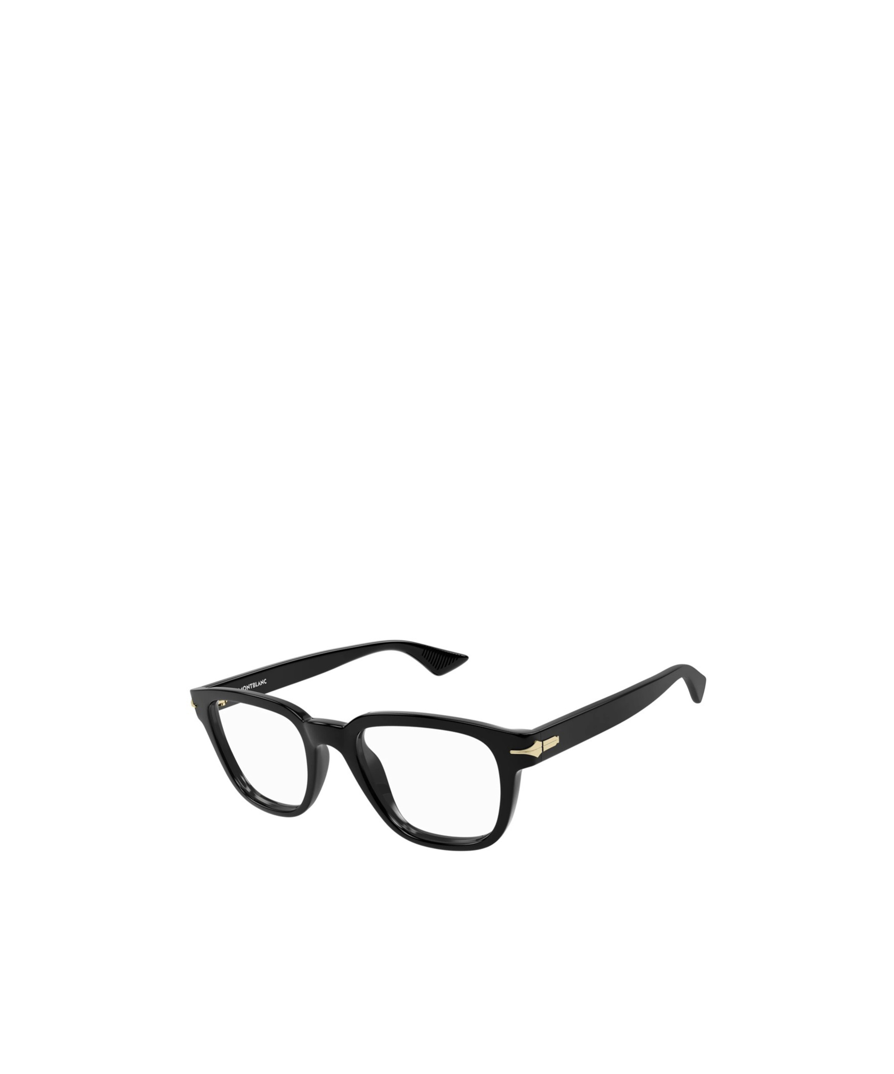 Montblanc Eyewear Square Frame Glasses In Black
