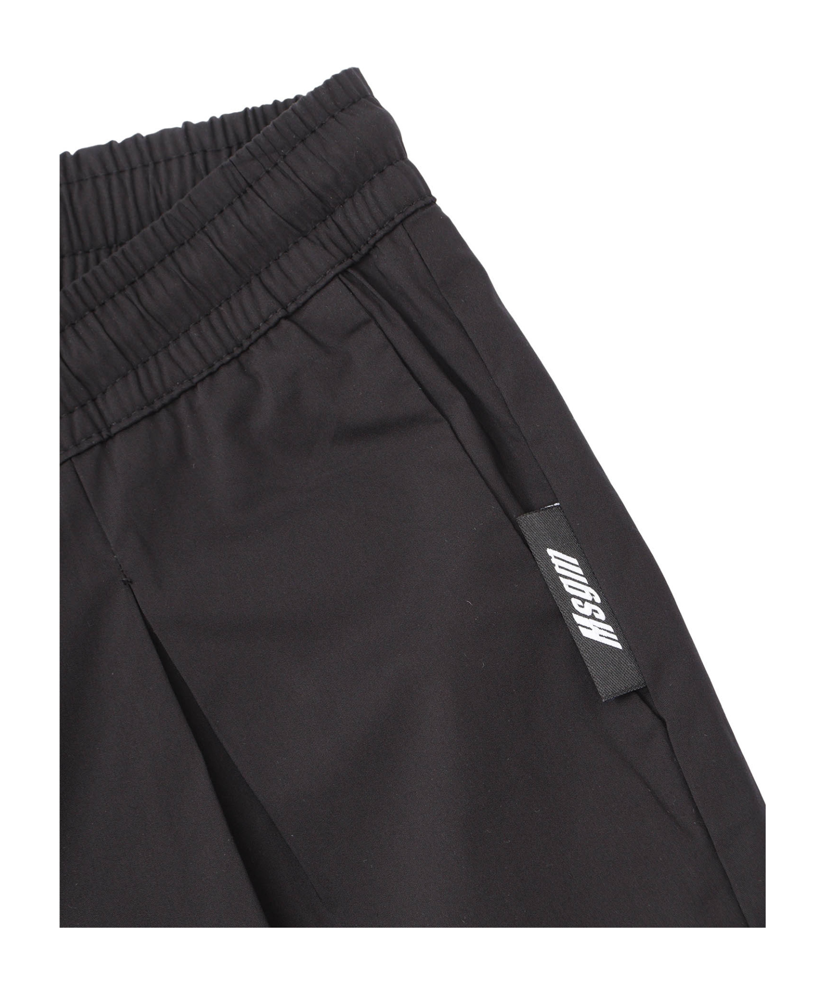 MSGM ELASTIC WAIST CASUAL PANTS