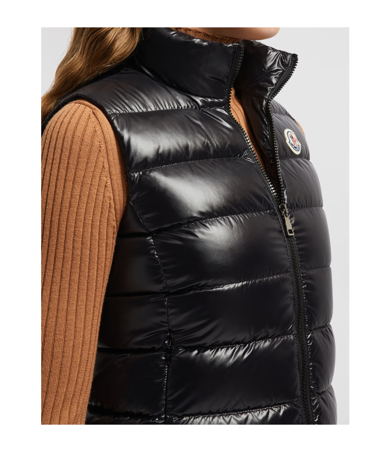 Shop Moncler Ghany Down Gilet In Black