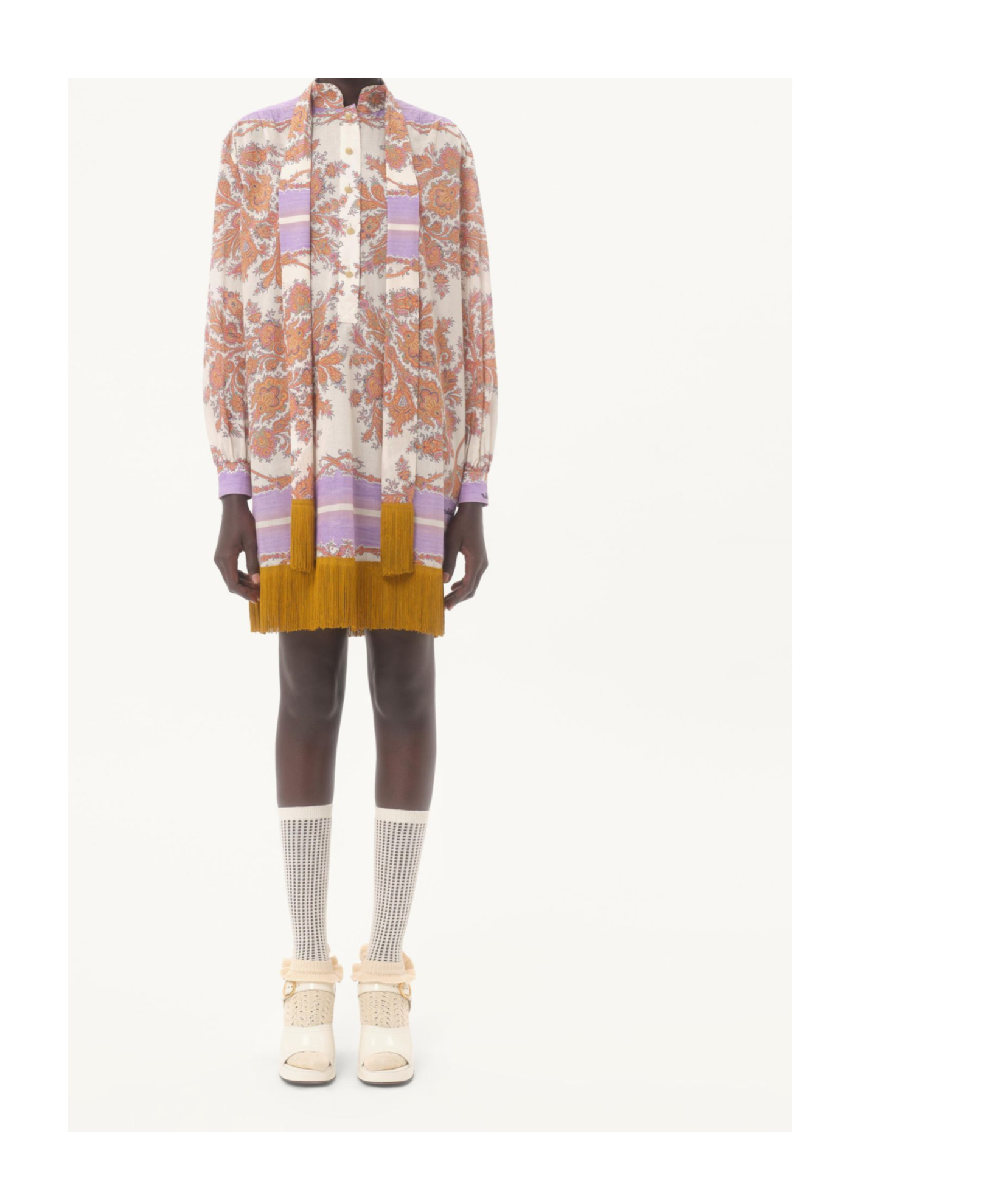 Valentino Minikleid Mit Paisley-print In Multi