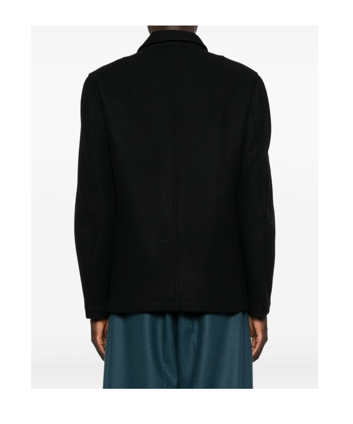 Dries Van Noten Tailored Blazer With Front Pockets And Long Sleeves In Black