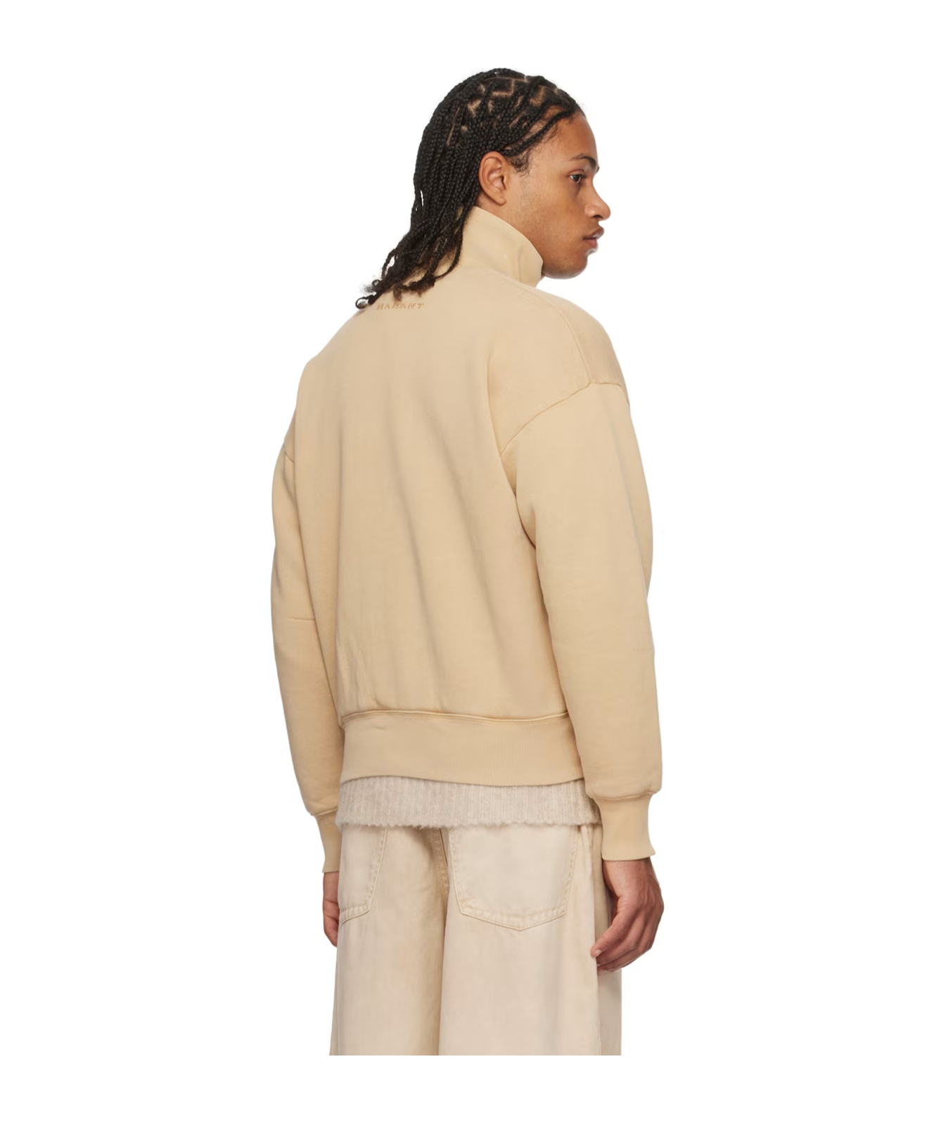 Isabel Marant Watson Shoulder Drop Casual Jacket In Nude