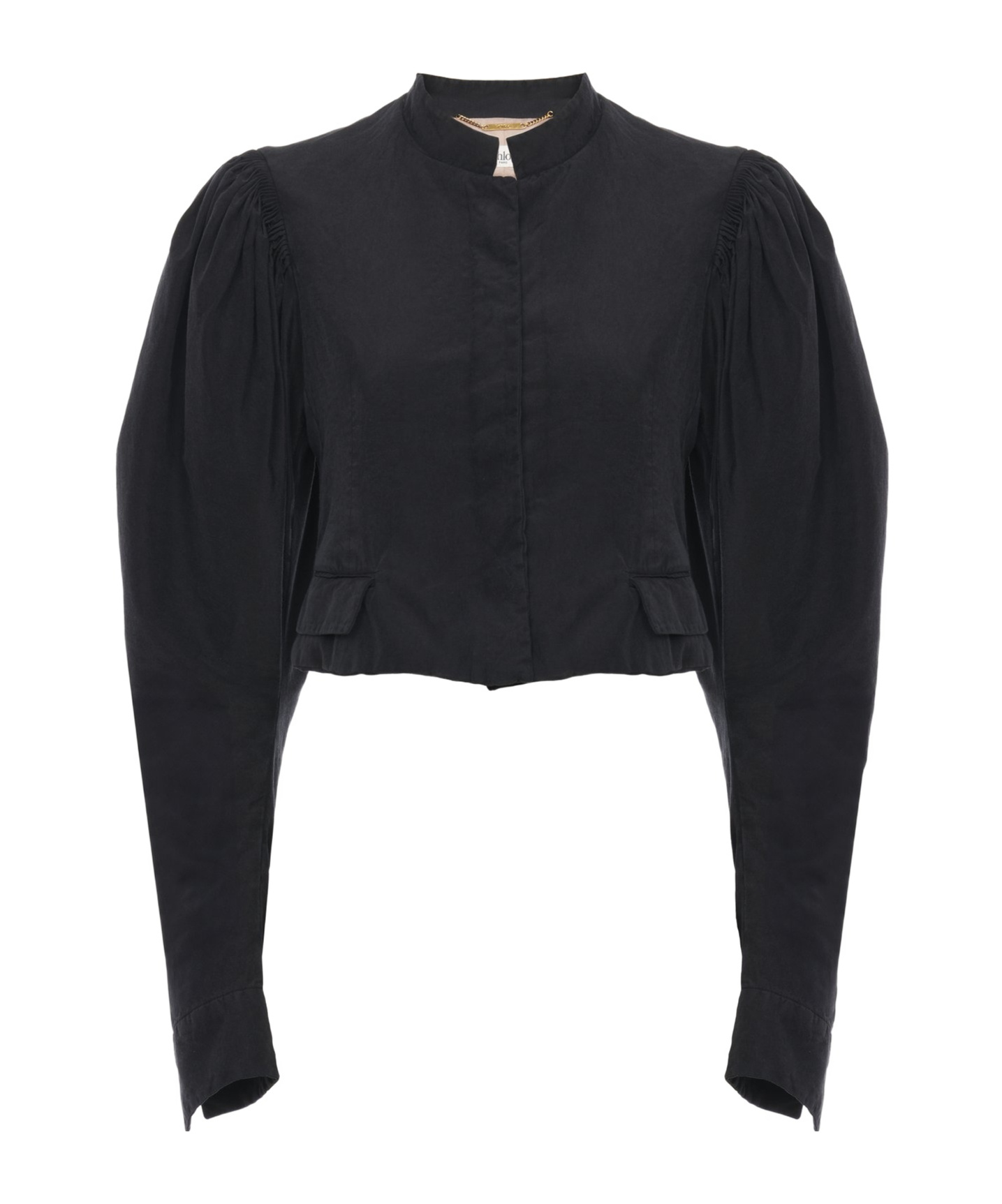 CHLOÉ BALLOON-SLEEVE CROPPED JACKET