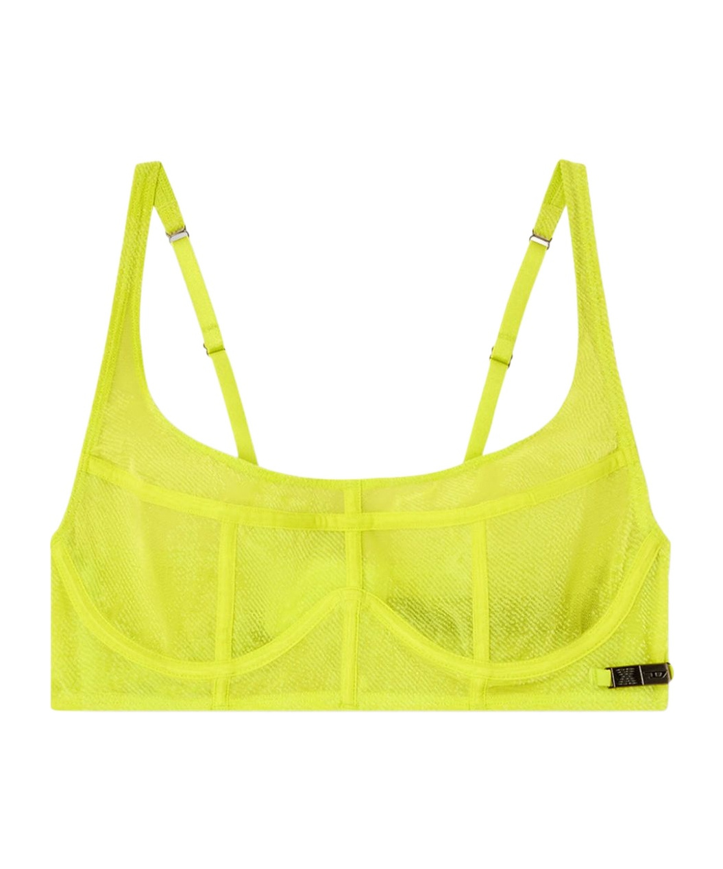 Shop Diesel X Savage X Fenty Longline Bra In Yellow