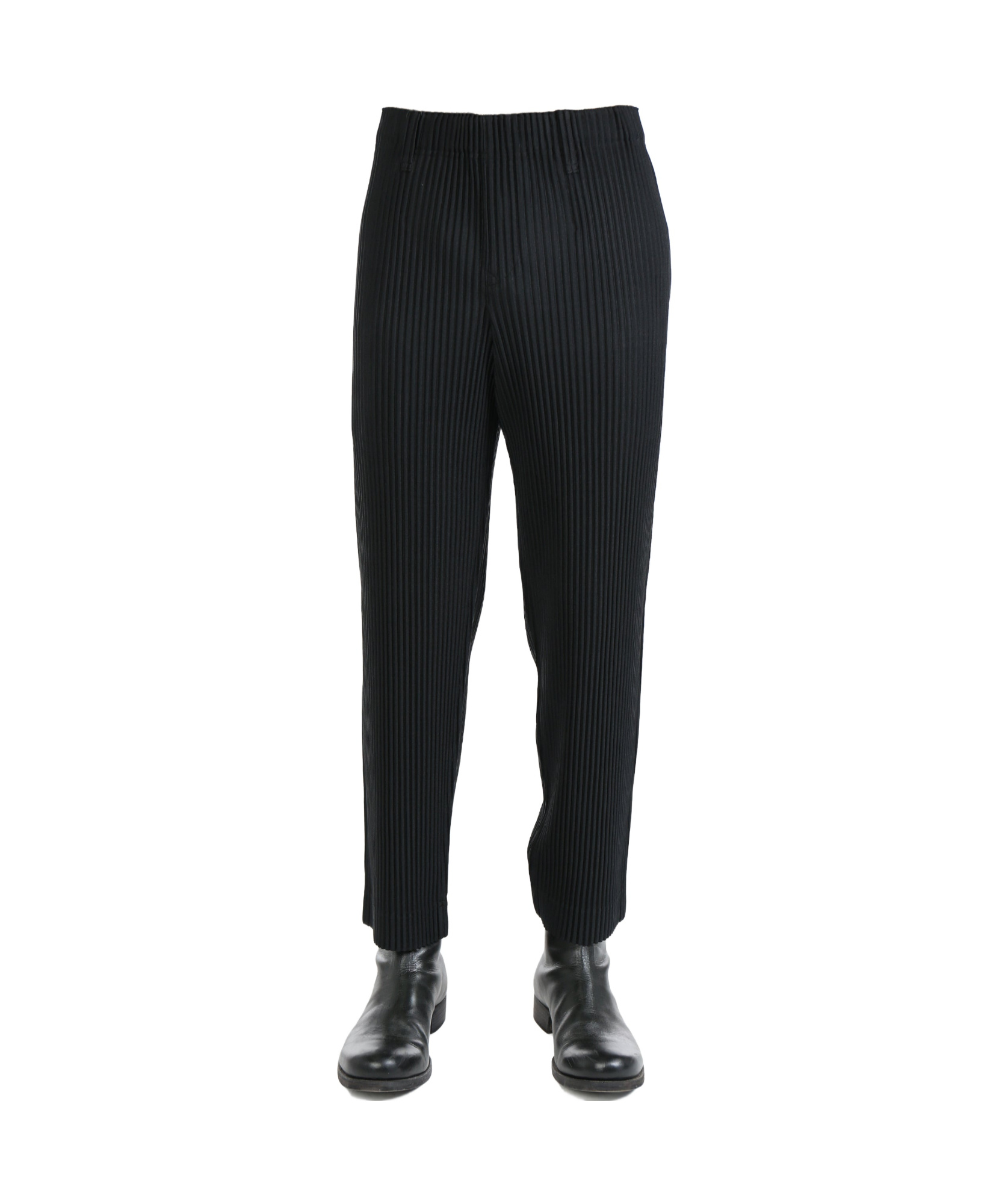 ISSEY MIYAKE PLEATS 2 MID-RISE TAILORED TROUSERS