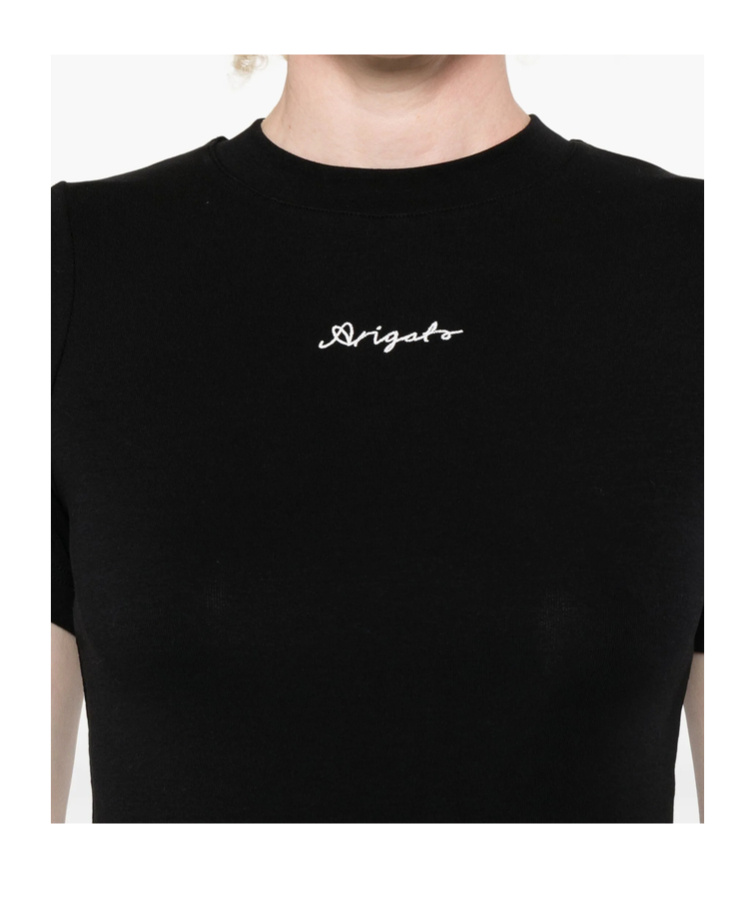 Axel Arigato Crew Neck T-shirt In Black