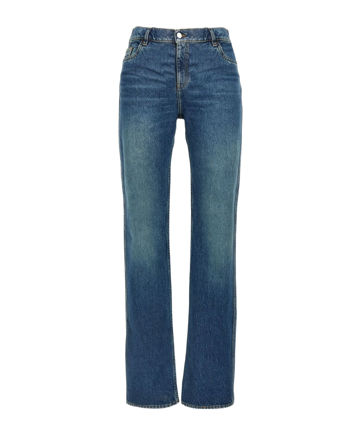 Coperni Denim Trousers With Belt Loops In Blue