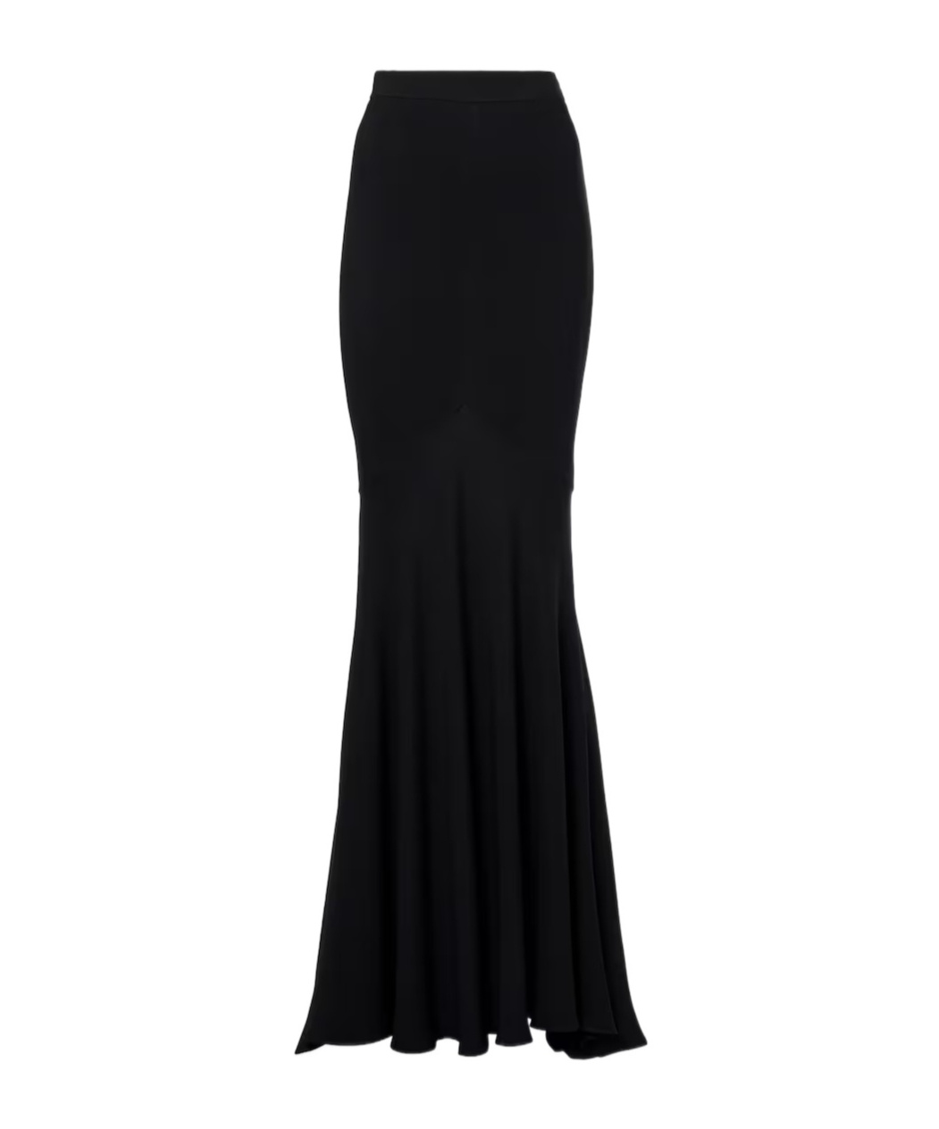 Patou Pleated Detail Skirt In Black