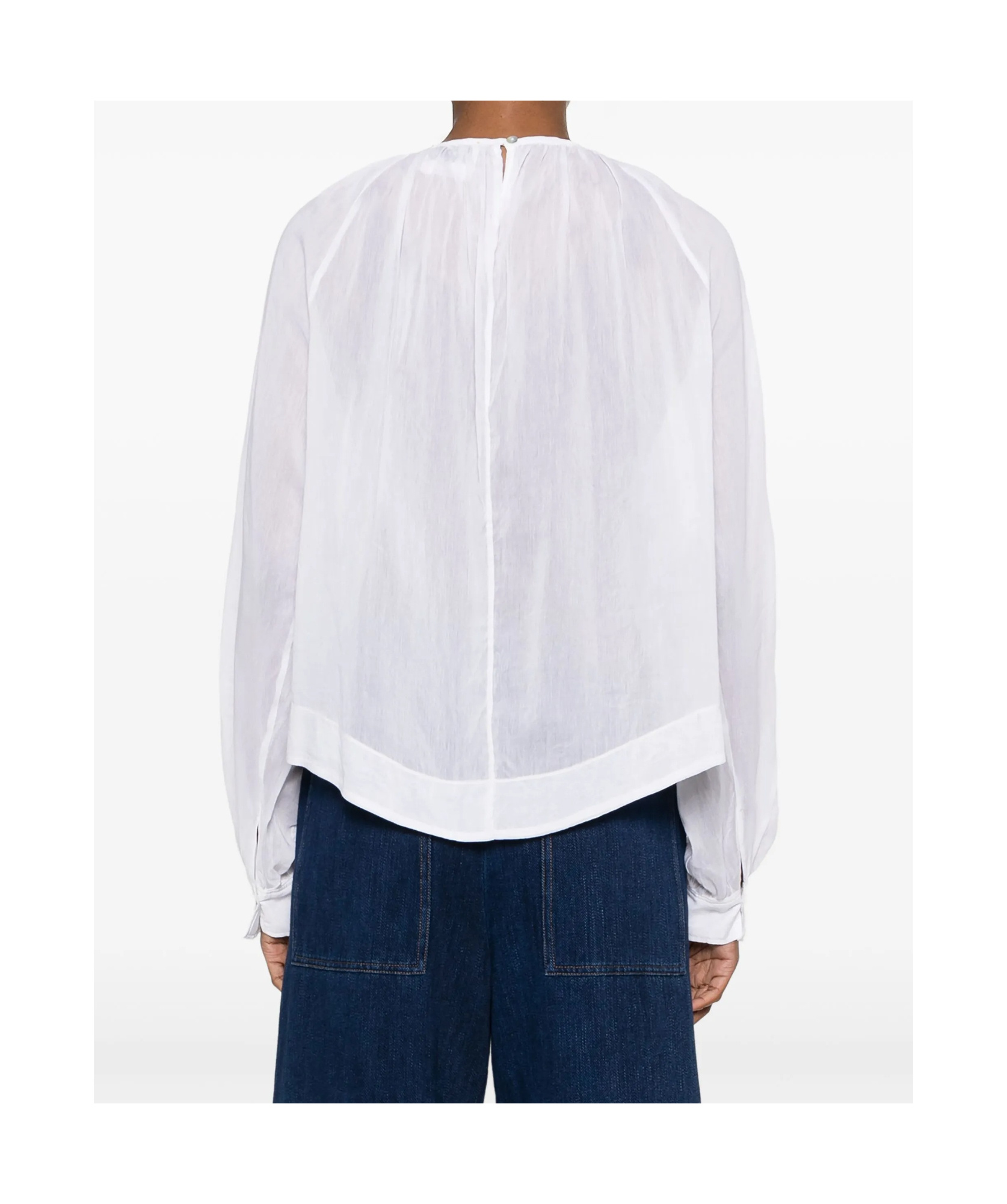 FORTE FORTE PEARL DECORATIVE BOHEMIAN SHIRT