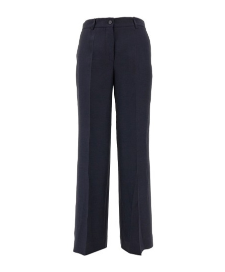 P.a.r.o.s.h Belt-loop Casual Pants In Black
