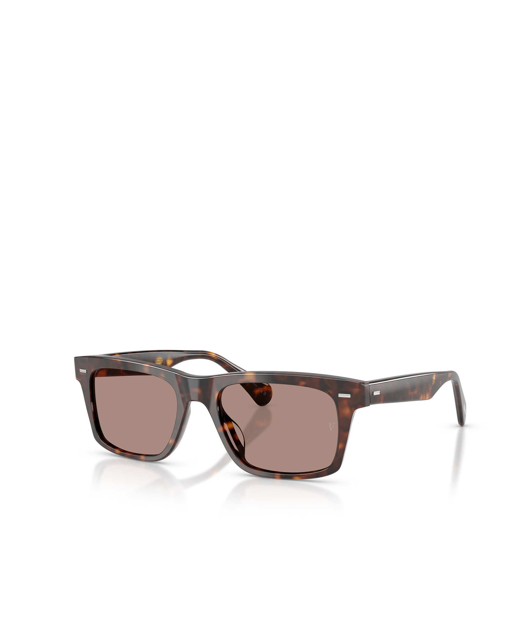 Oliver Peoples Geometric Sunglasses In Brown