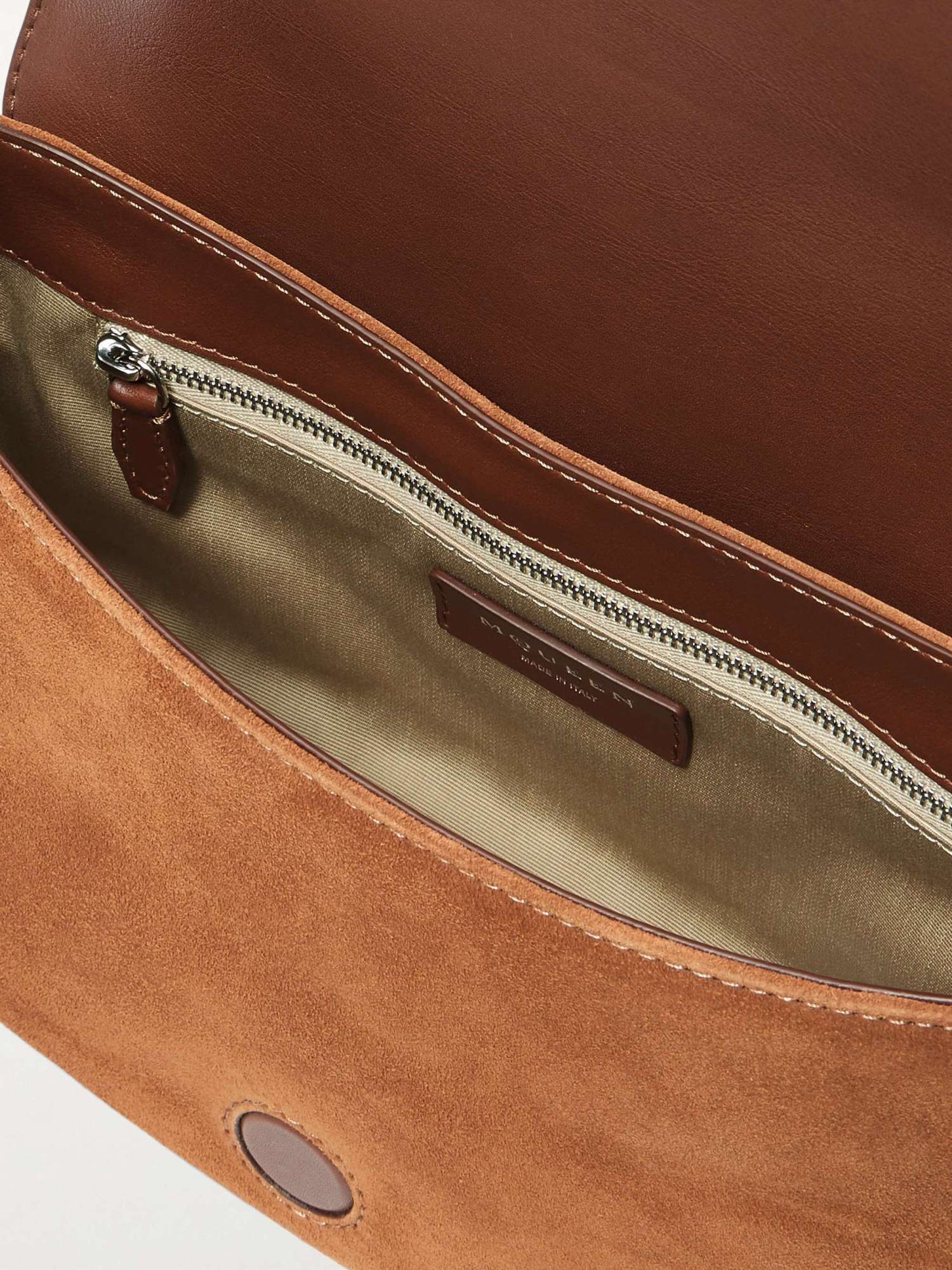 Alexander Mcqueen T-bar Crossbody Bag In Brown