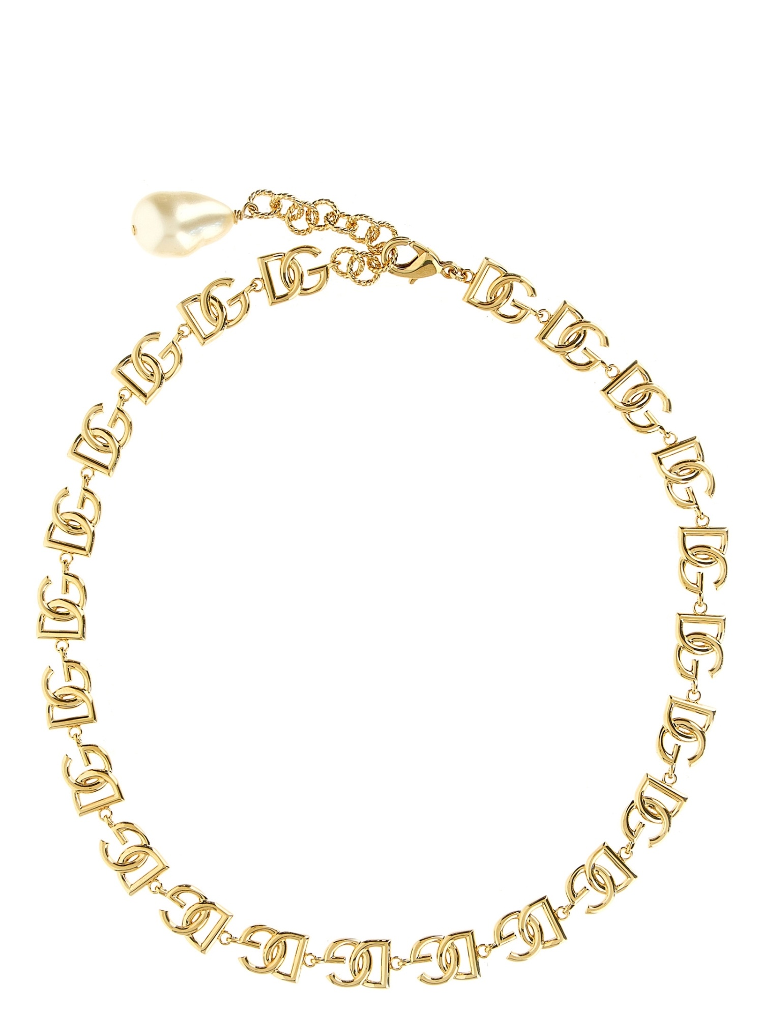 Dolce & Gabbana Multilogo Necklace Jewelry Gold