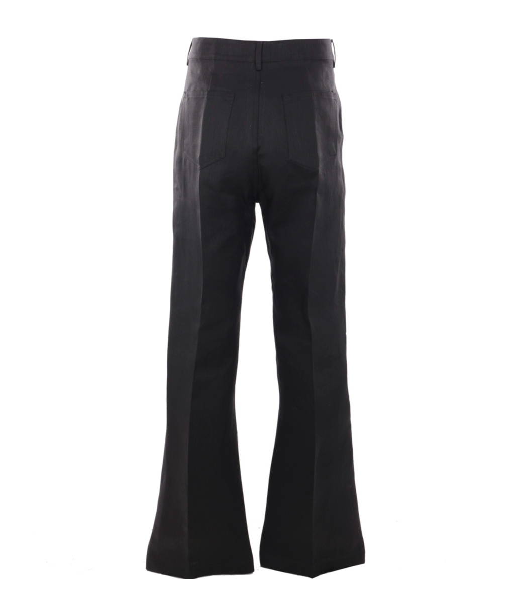 Rick Owens Bootcut Jeans In Black