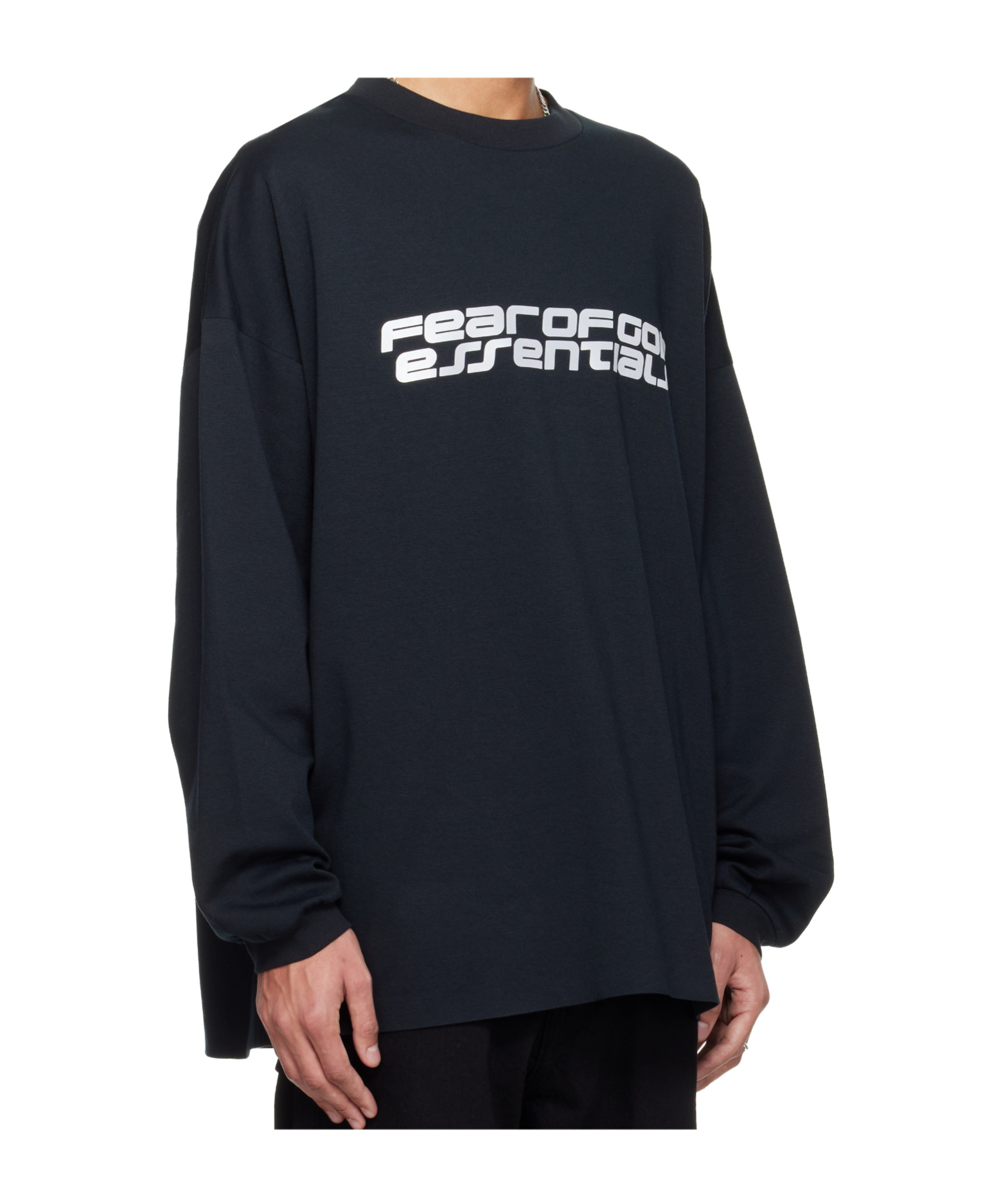 Essentials Long-sleeved T-shirt In Blue