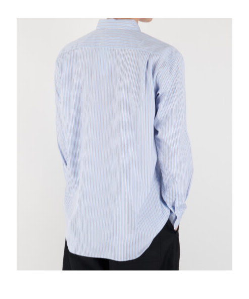 Comme Des Garçons Striped Shirt In White