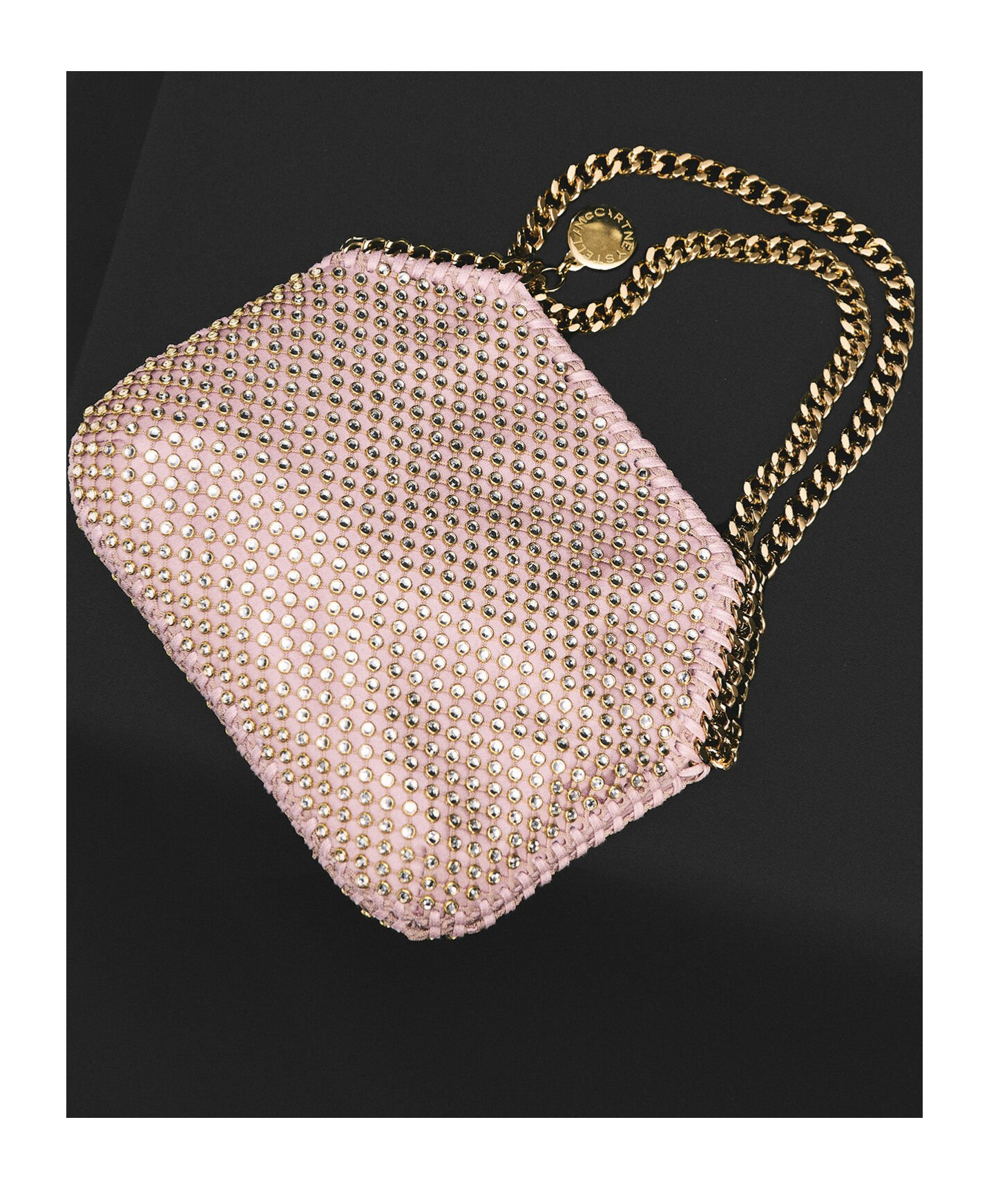 Stella Mccartney Falabella Lead-free Crystal Mesh Mini Shoulder Bag