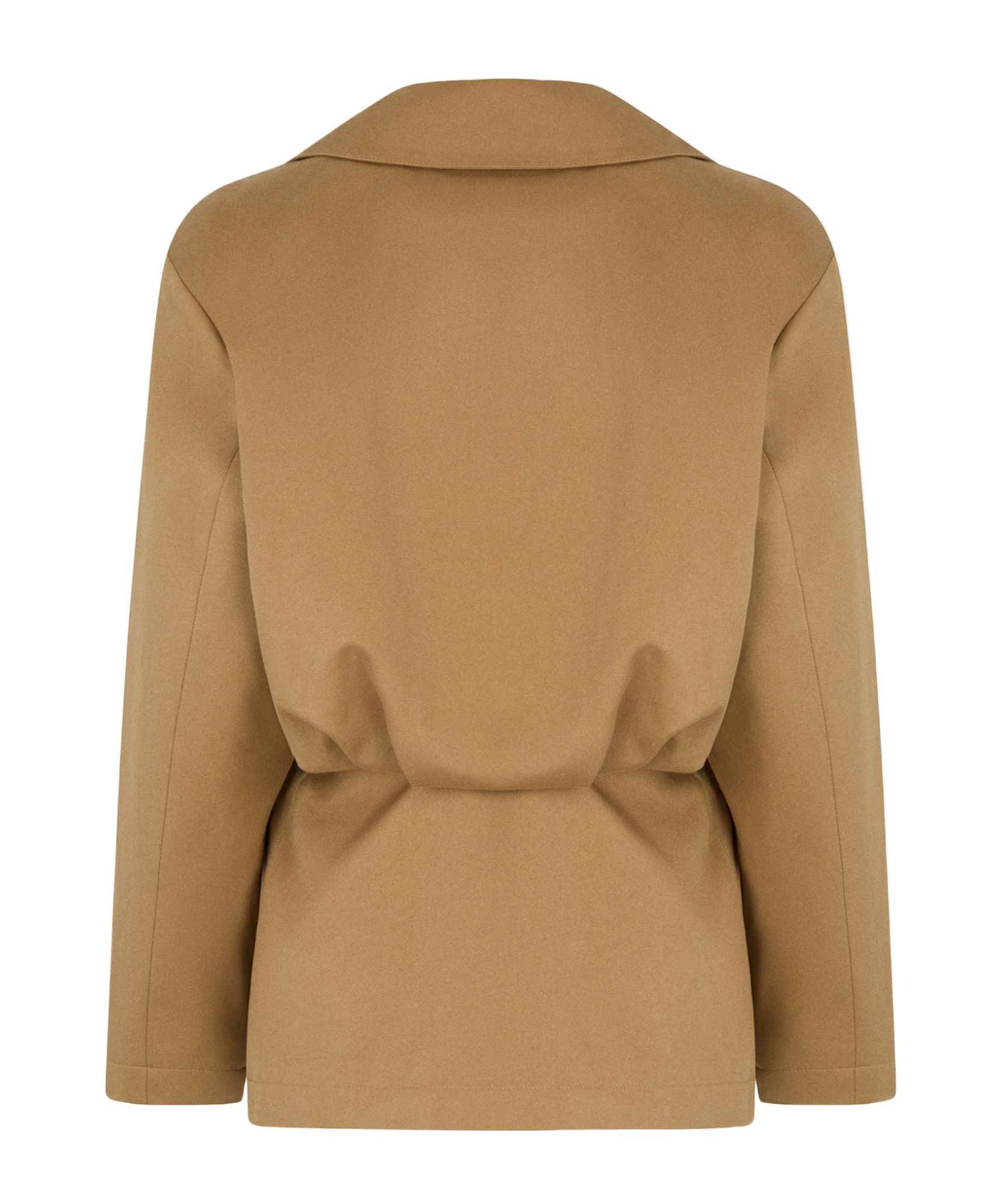 Blazé Milano Beige Double-breasted Cotton Blazer In Nude