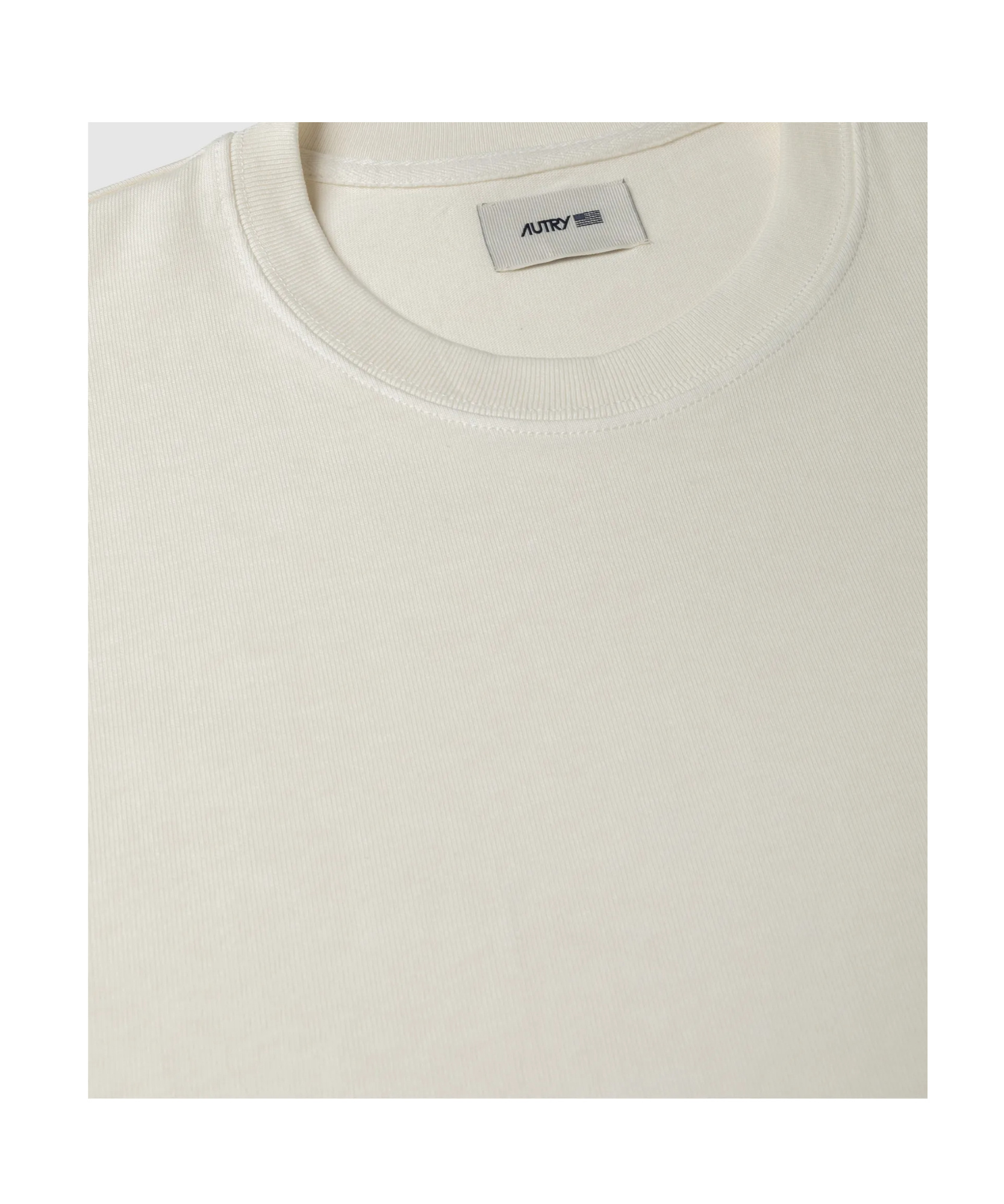 Shop Autry Cotton T-shirt In White
