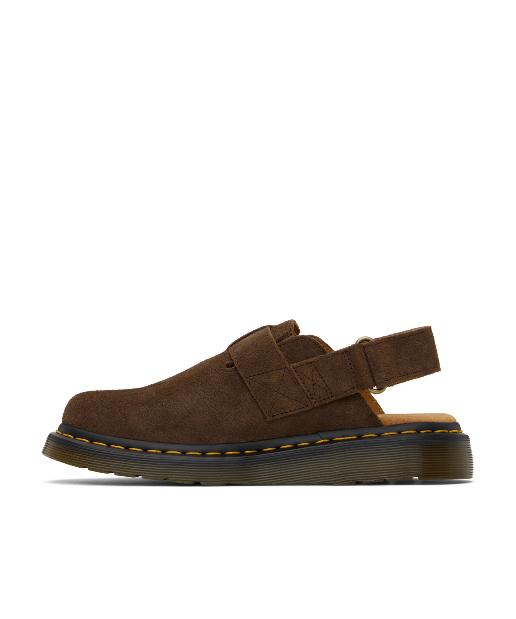 Dr. Martens' Round Toe Casual Shoes In Black
