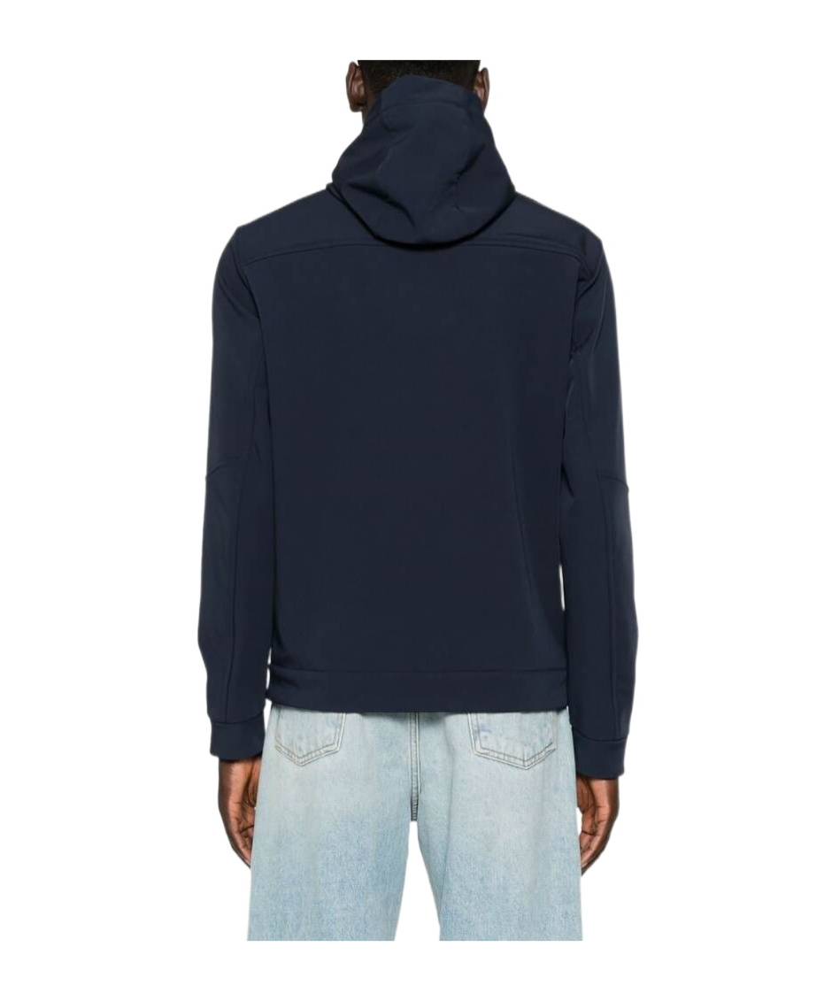 Paul & Shark Hooded Shell Jacket In Black