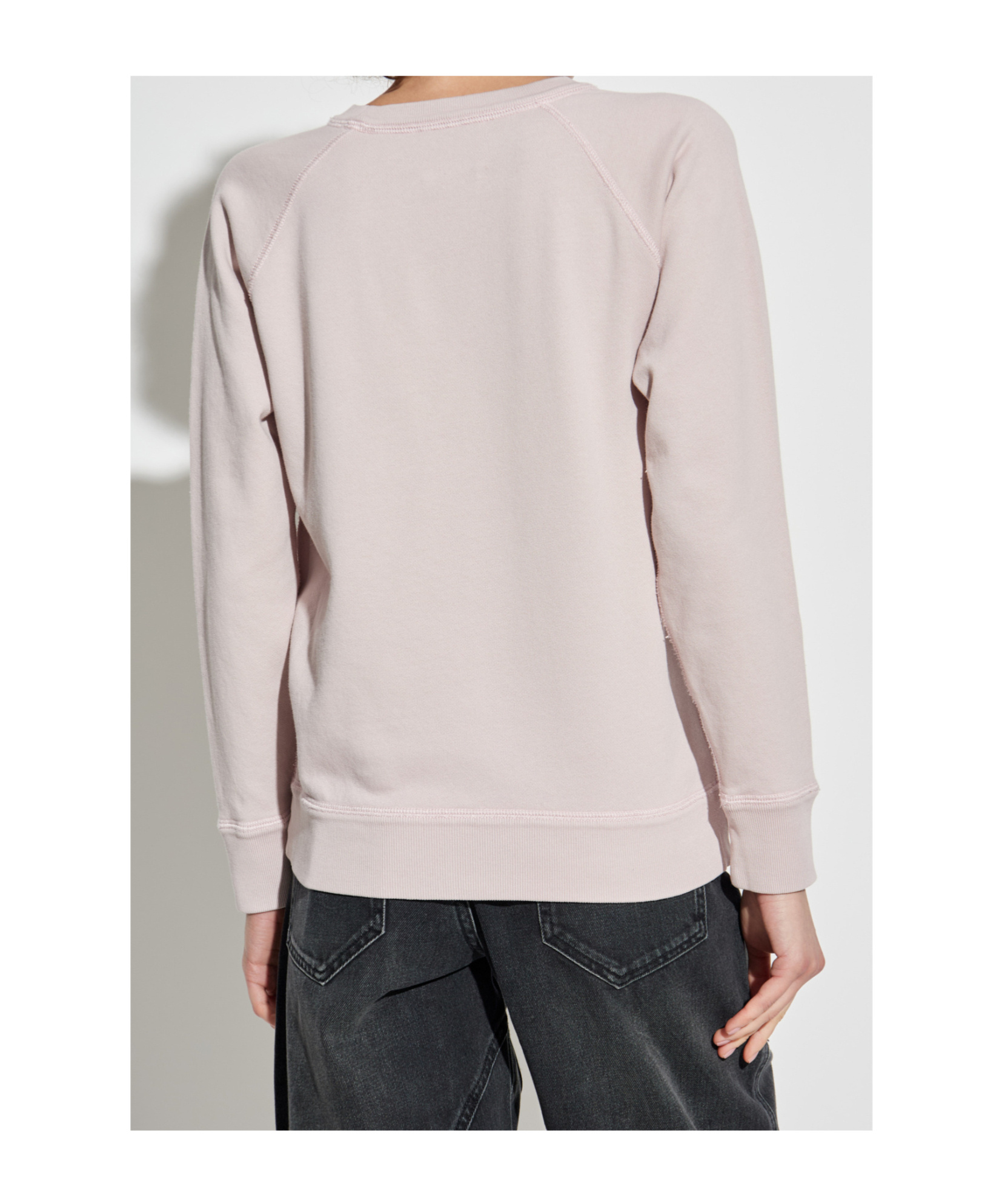 Isabel Marant Étoile Long Sleeve Sweatshirt In White