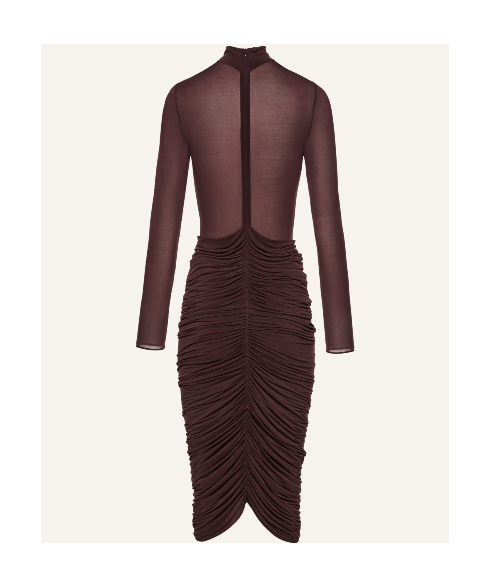 Magda Butrym Long-sleeved Dress In Red