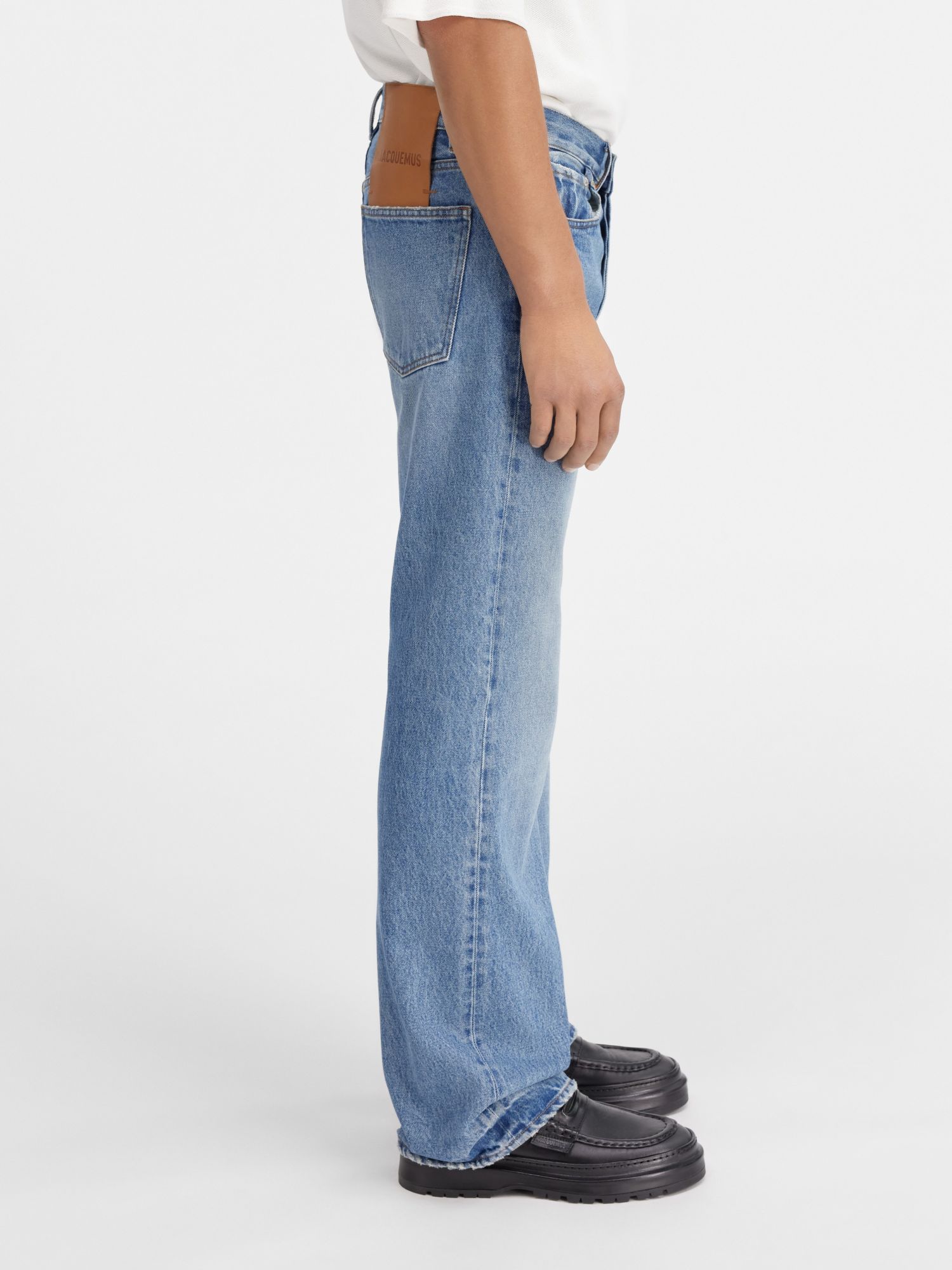 Jacquemus Cotton Jeans In Blue