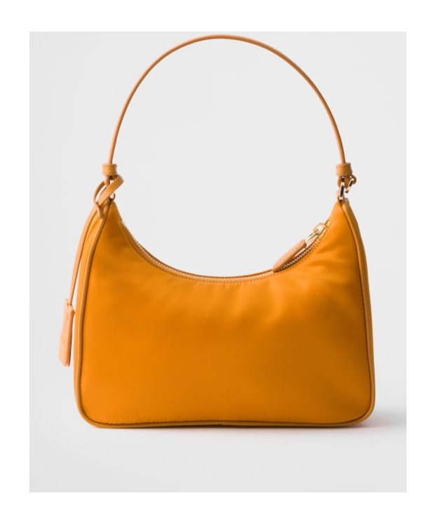 Prada Womens Orange Re-edition 2005 Mini Recycled-nylon And Leather Shoulder Bag In Orange