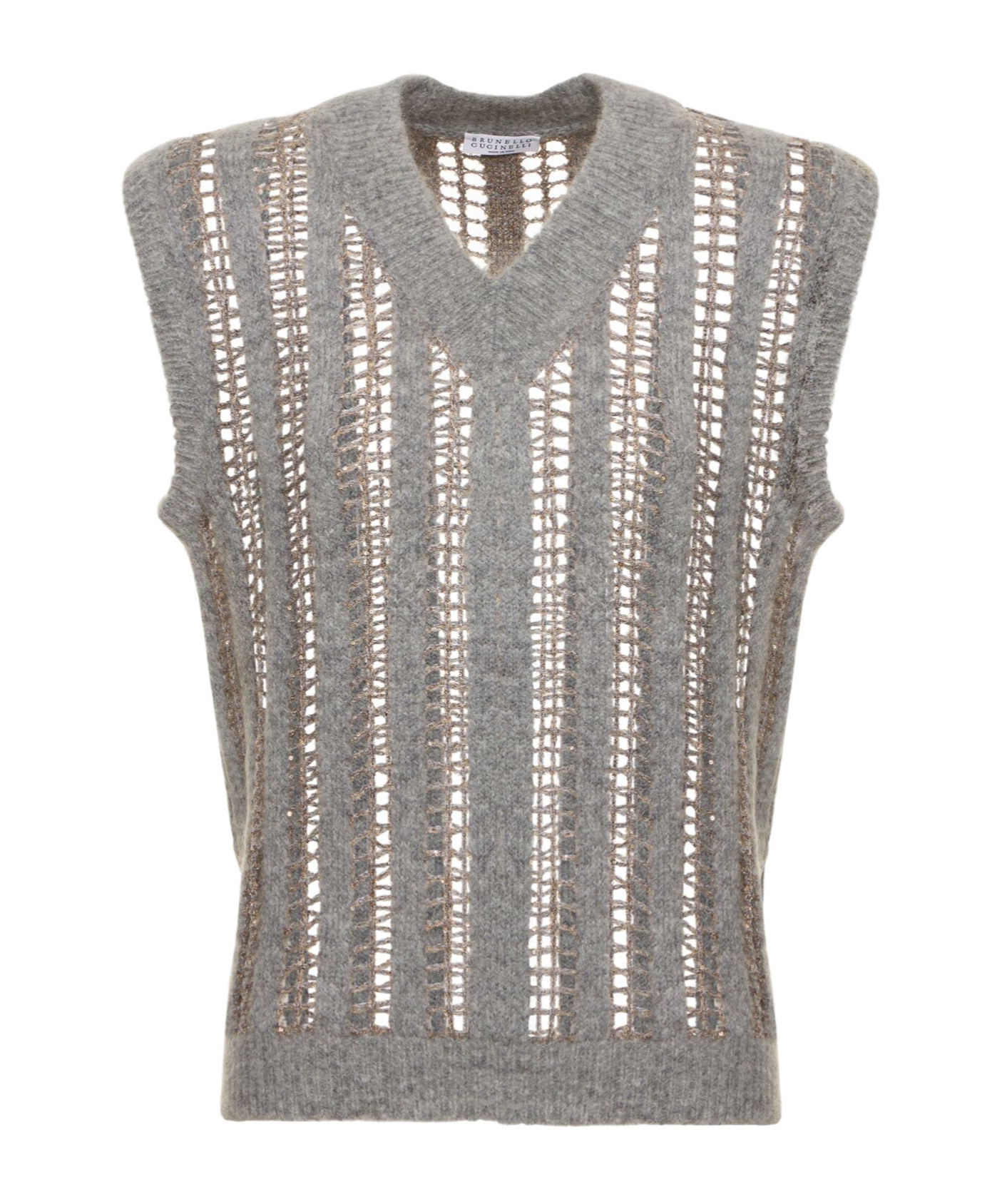 Brunello Cucinelli Hollow Knitted Vest