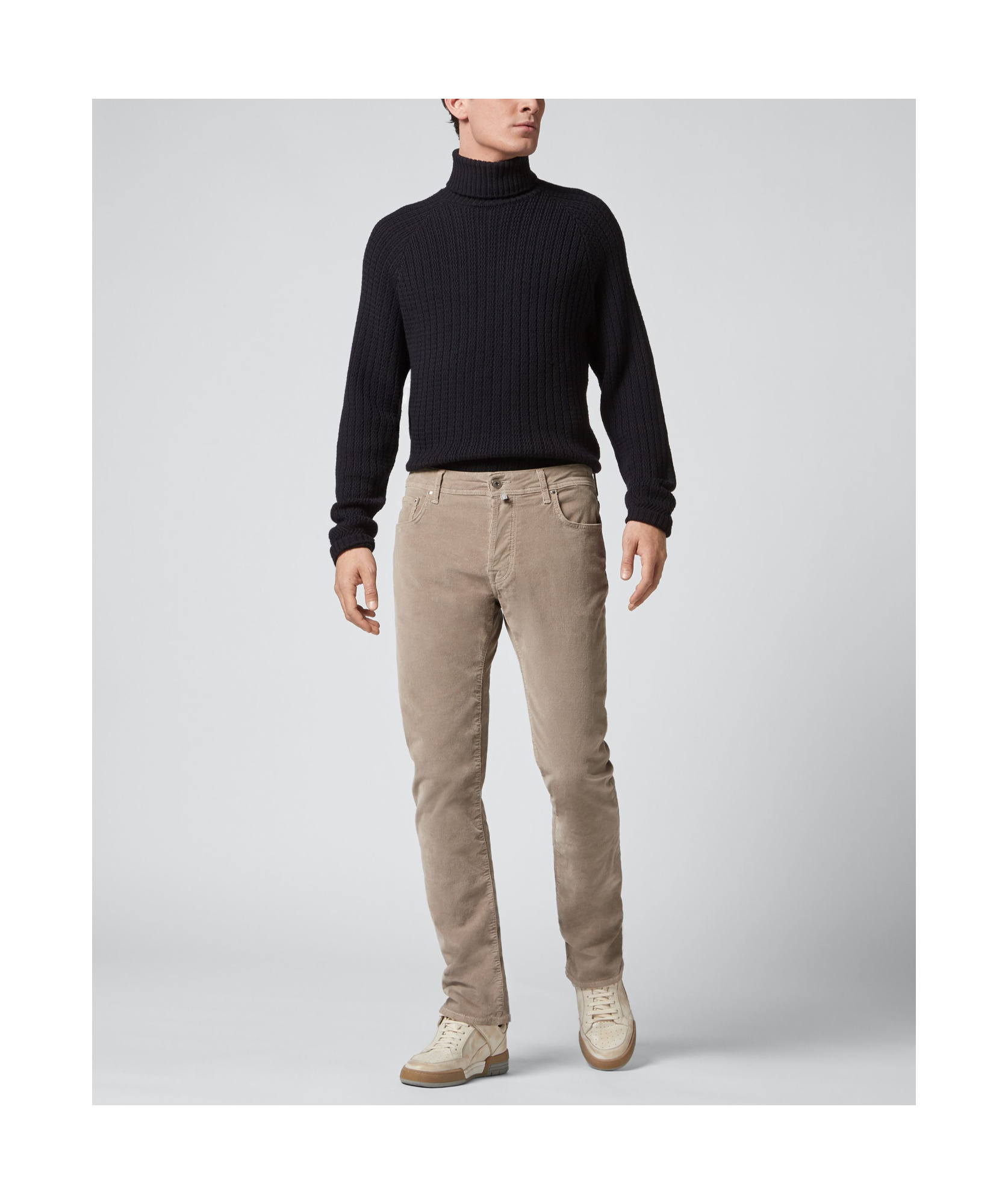 Jacob Cohen Skinny-cut Logo-patch Trousers In Nude