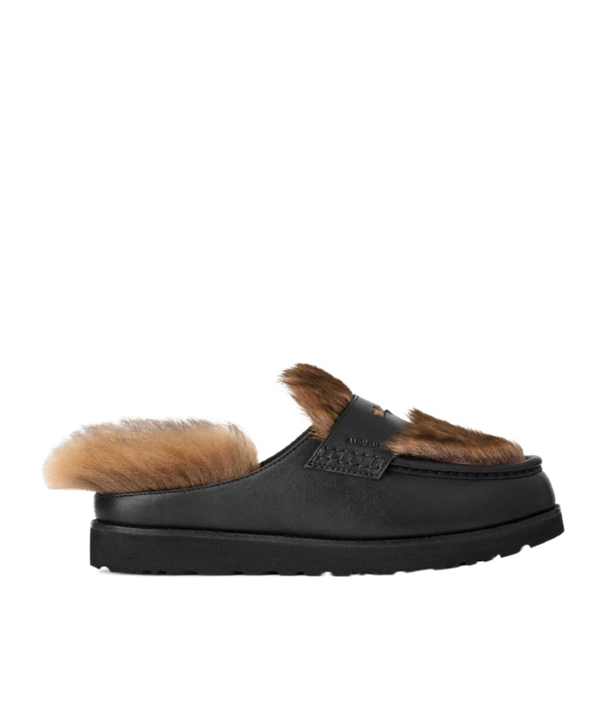 Shop Ugg Ambush Loafers In Black