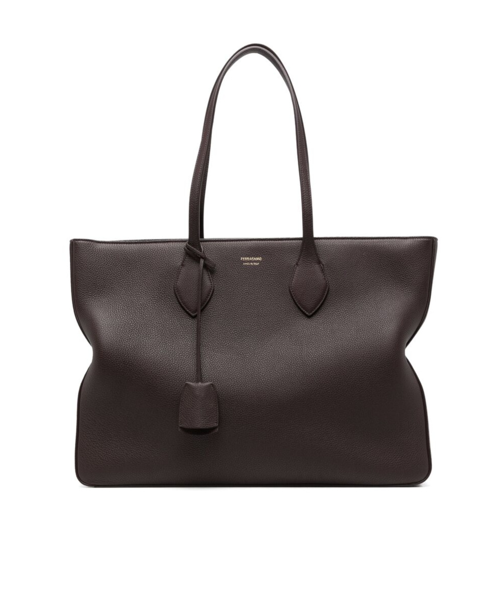 Ferragamo Star Tote In Black