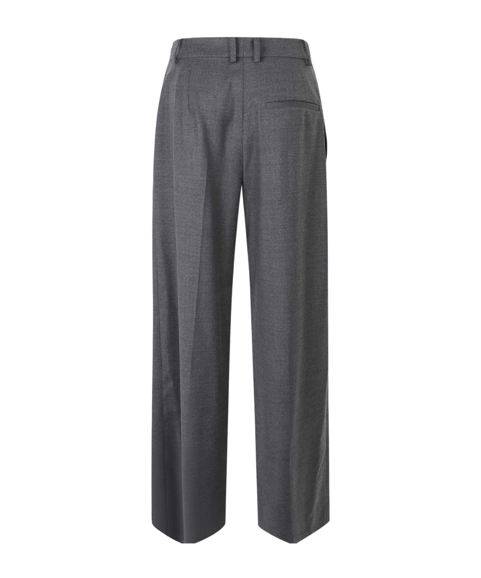 The Frankie Shop Straight-leg Casual Pants In Gray