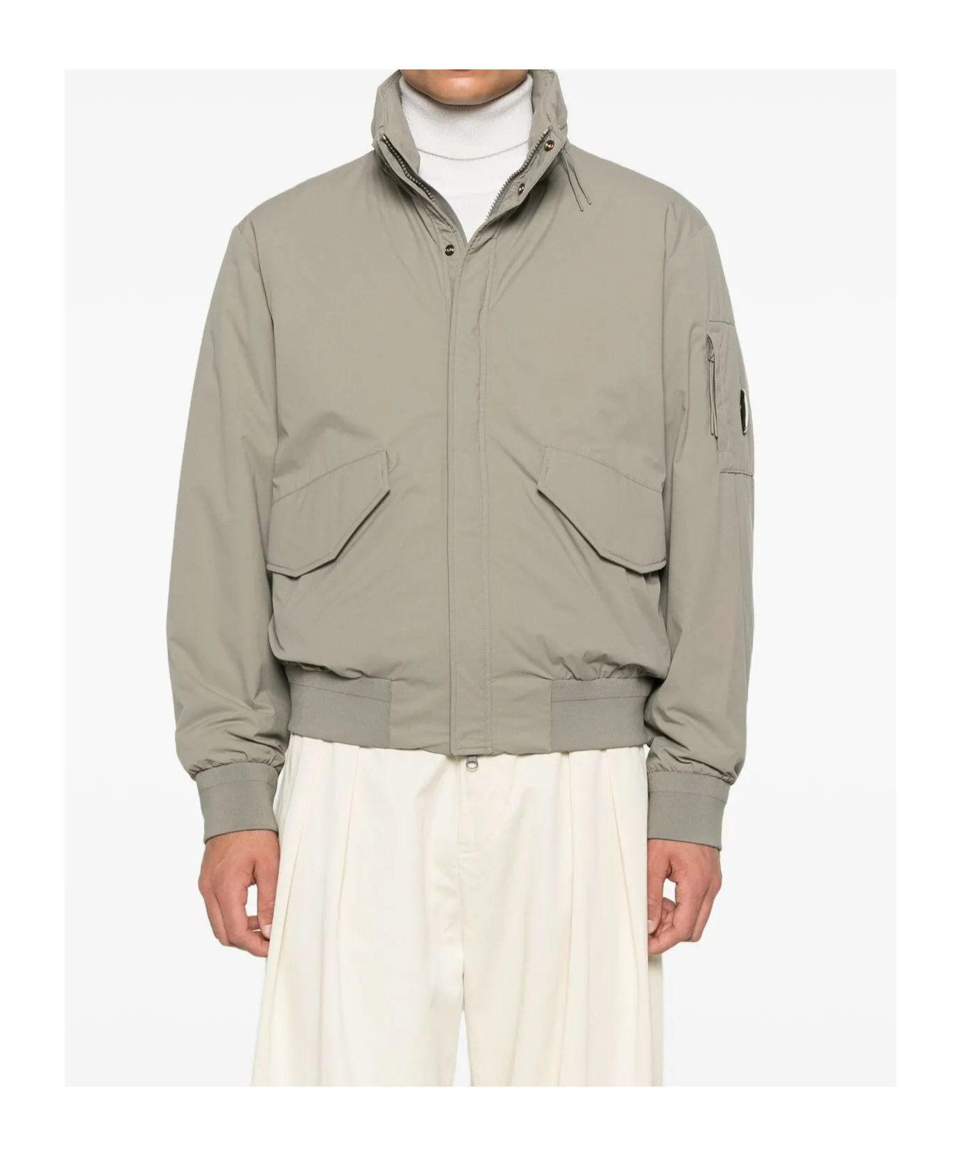 C.p. Company Outerwear Medium Jacket In Pro-tek Clothing In Brown