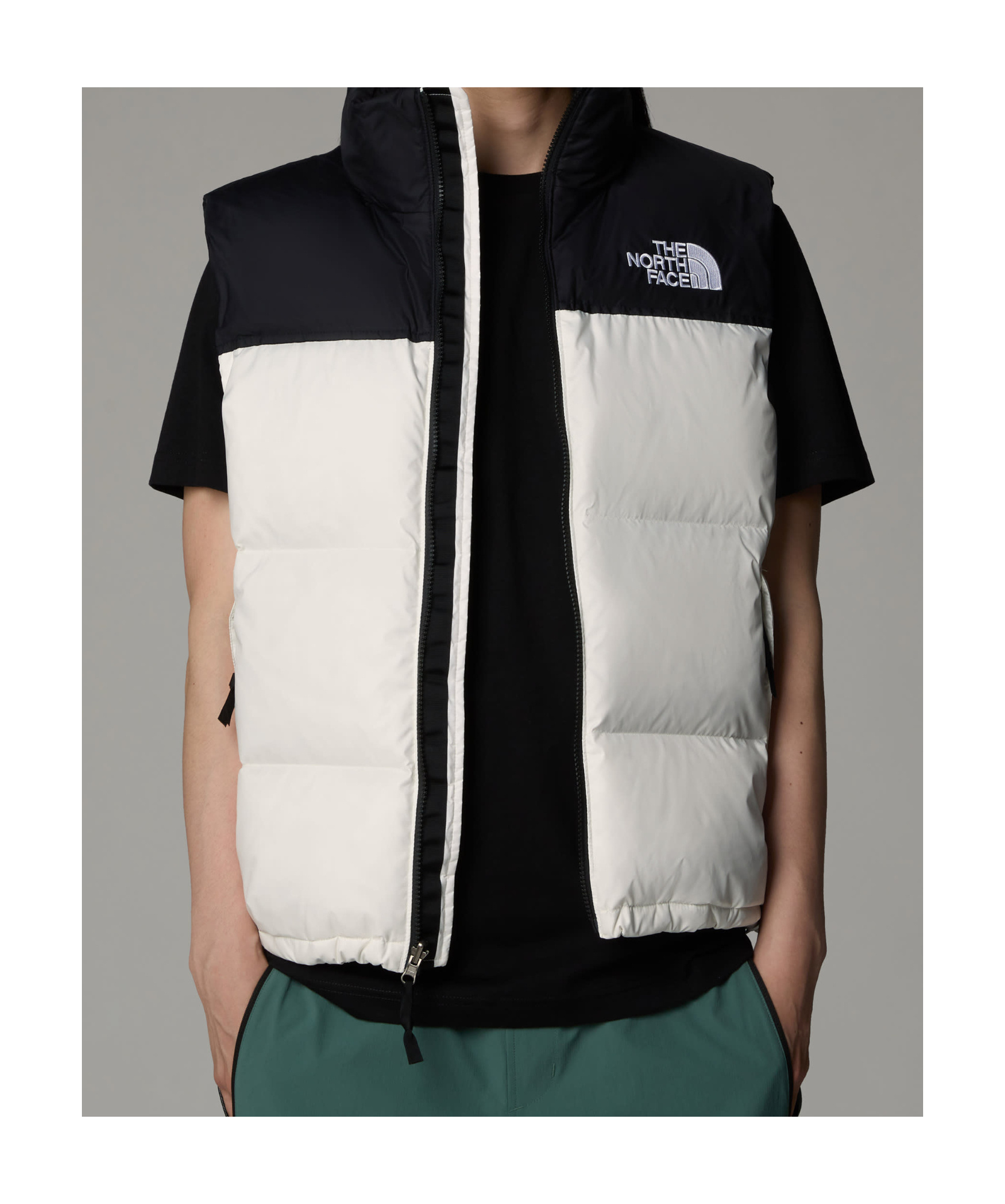Shop The North Face 1996 Retro Nuptse Puffer Gilet In White