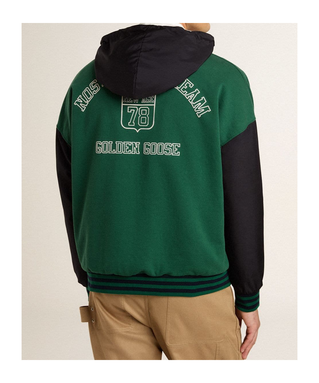 Golden Goose Unisex Reversible Over Zipped Hoodie In Green