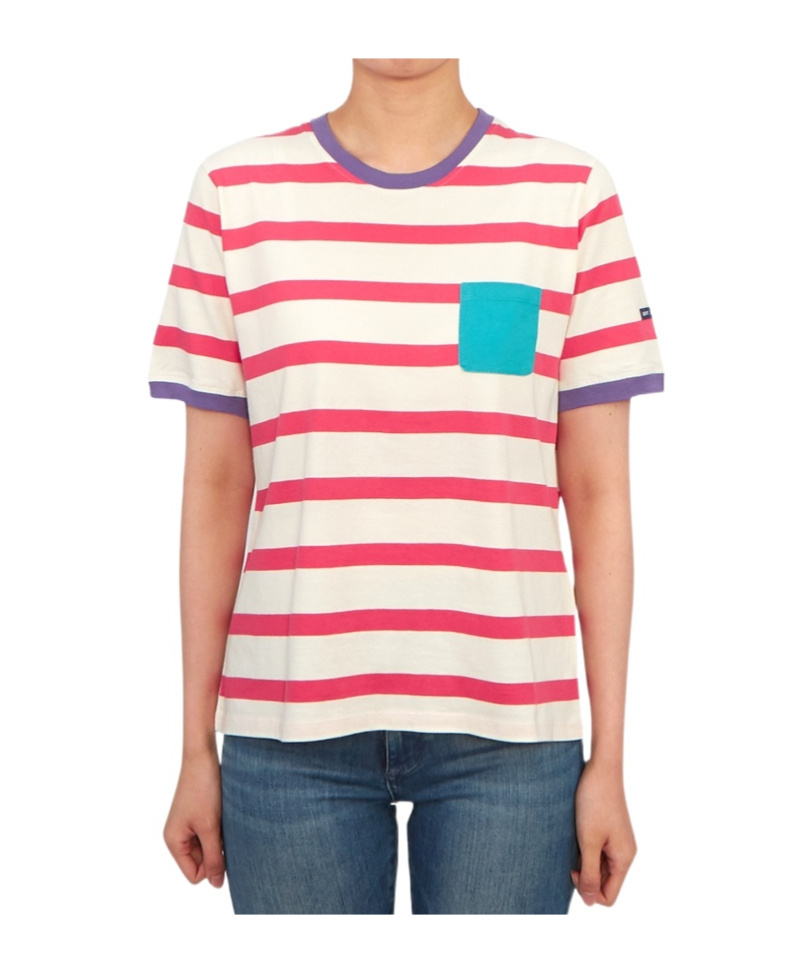 Saint James Striped Graphic T-shirt