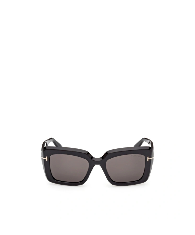 Tom Ford Eyewear Rectangular Frame Sunglasses In Black