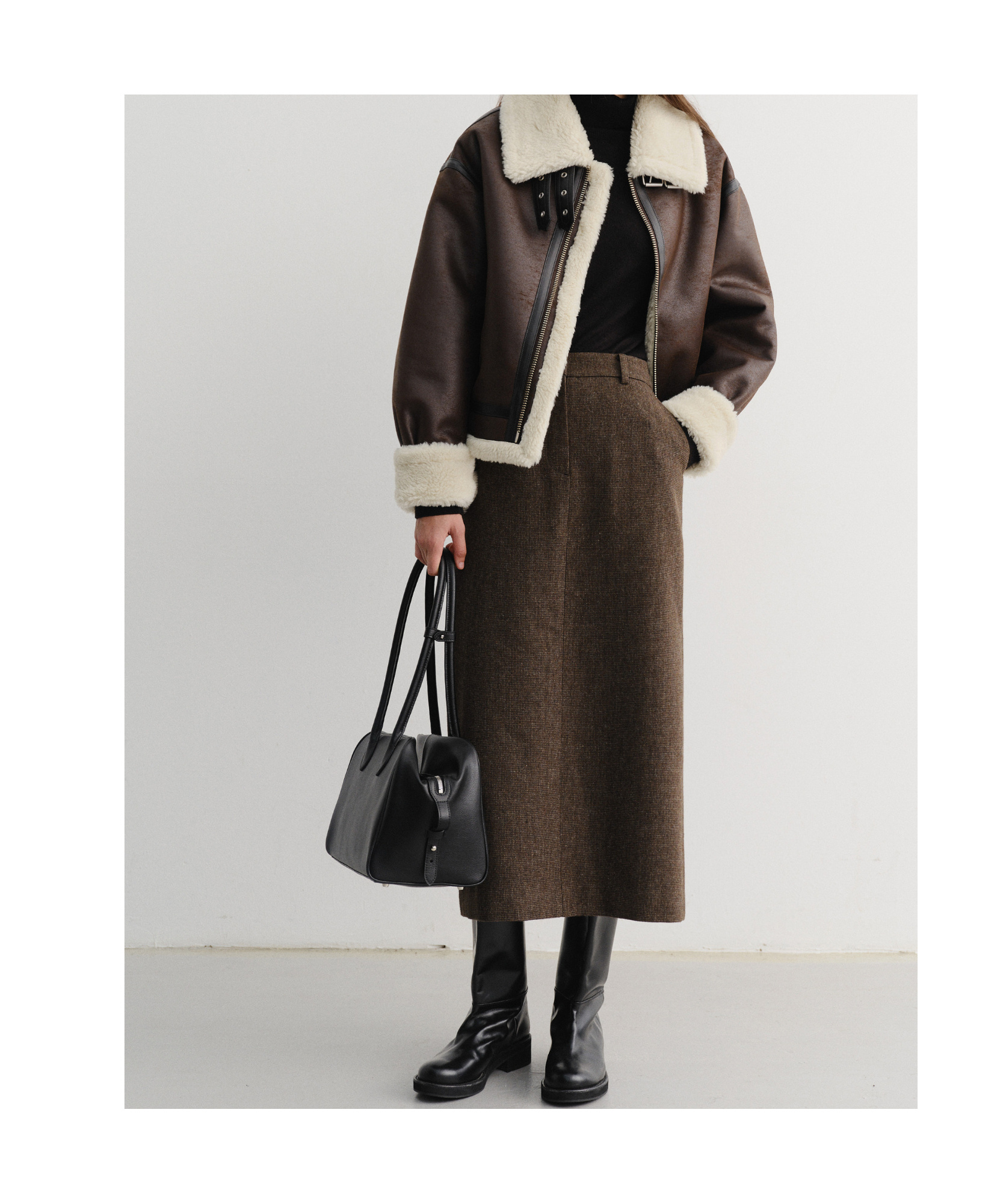 Dunst Skirts Brown In Gray