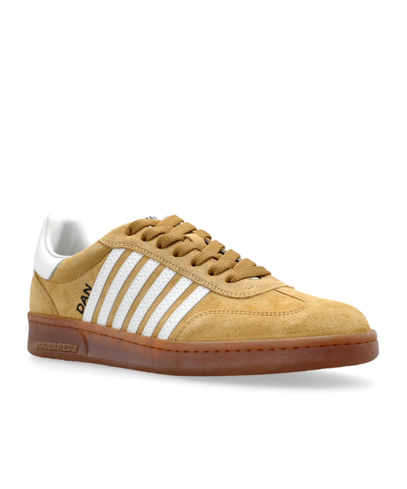 Dsquared2 Lace-up Low-cut Casual Shoes In Brown