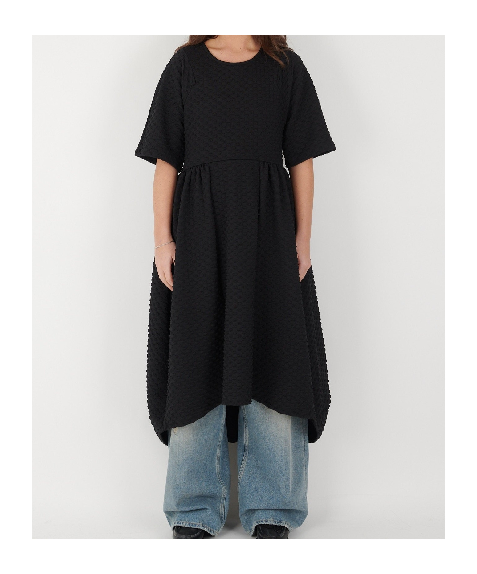 HENRIK VIBSKOV VERY EASY DRESS BLACK BUBBLES 