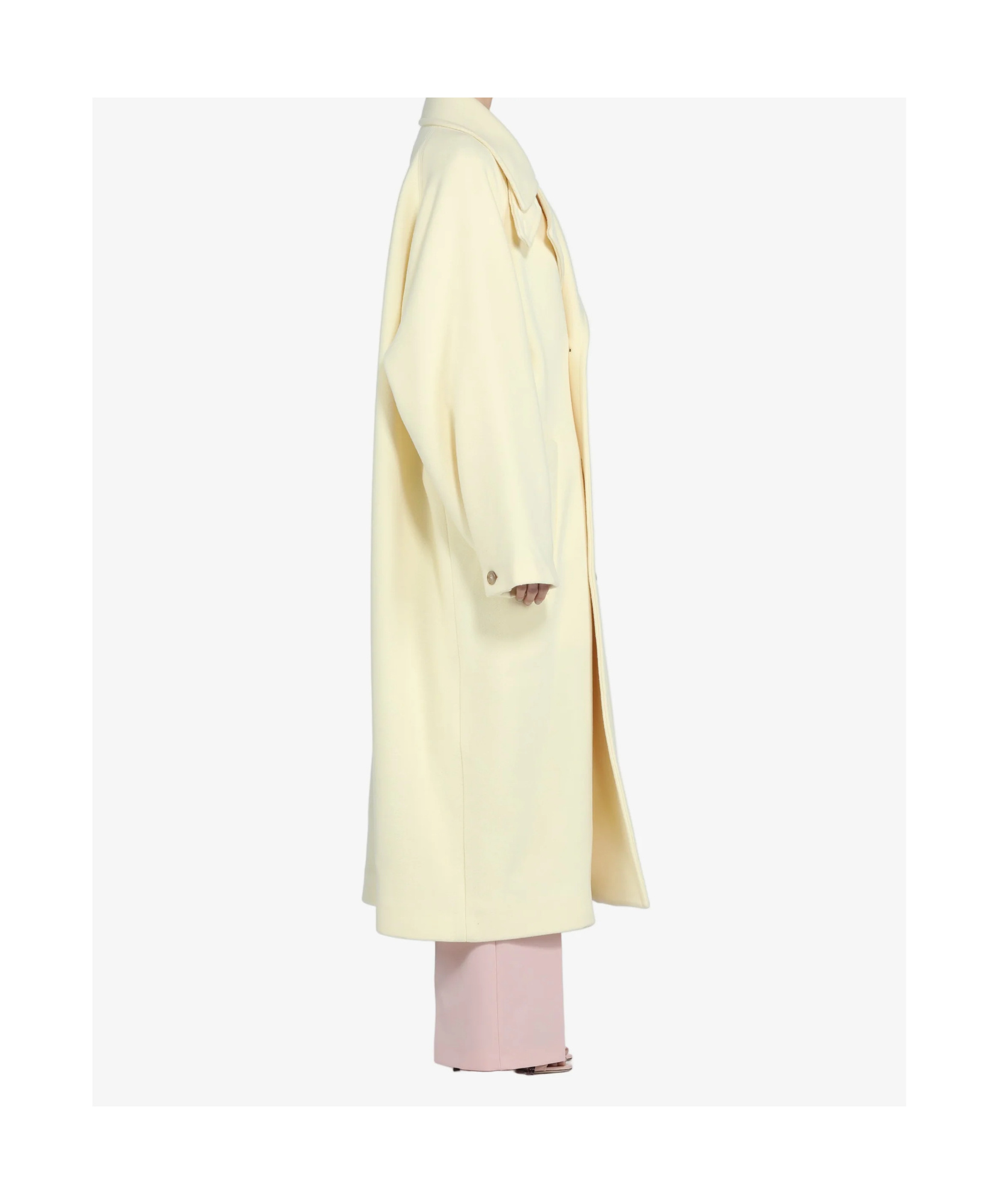 N°21 Double-breasted Coat In Neutral