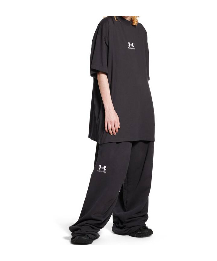 Balenciaga High-neck T-shirt In Black