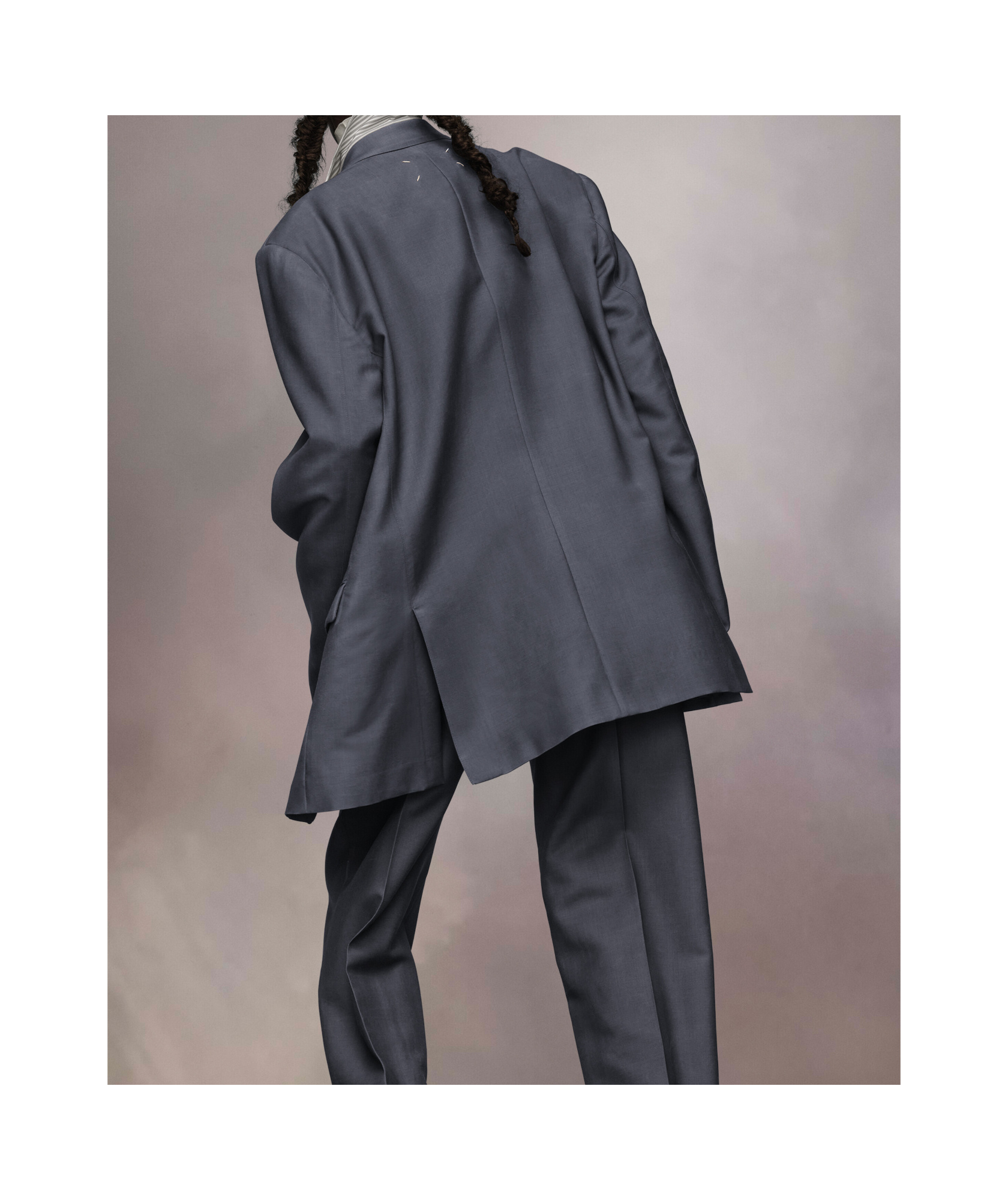 Maison Margiela Four-stitch Single-breasted Blazer In Black
