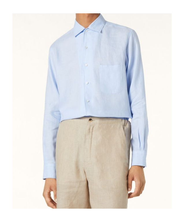 Loro Piana Light Blue-grey Shirt In Blue