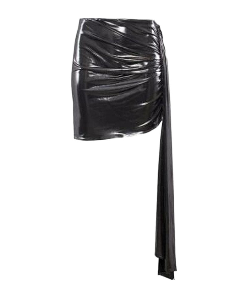 Magda Butrym Women's Draped Sheath Skirt In Black