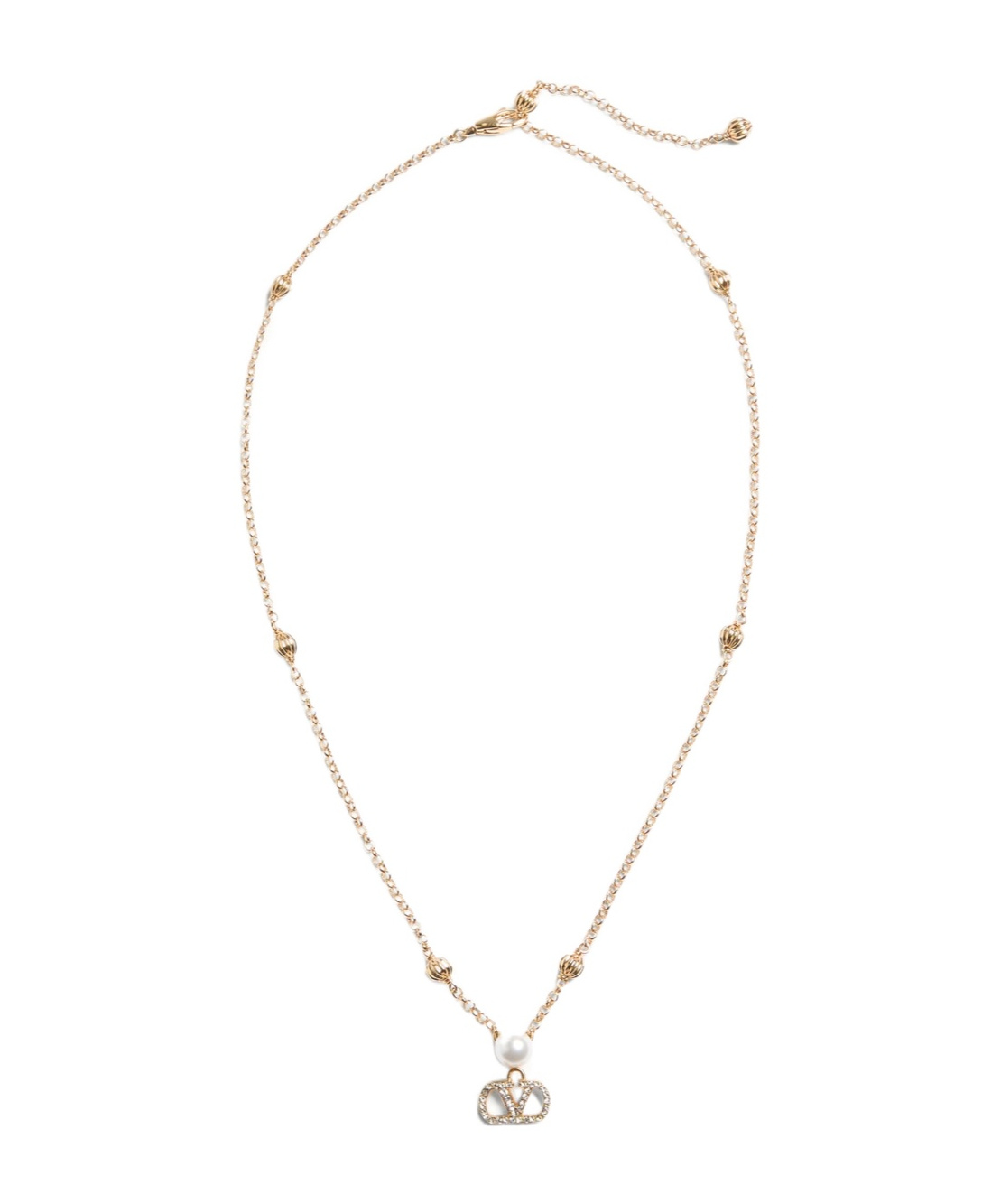 Valentino Vlogo Signature Necklace In Gold