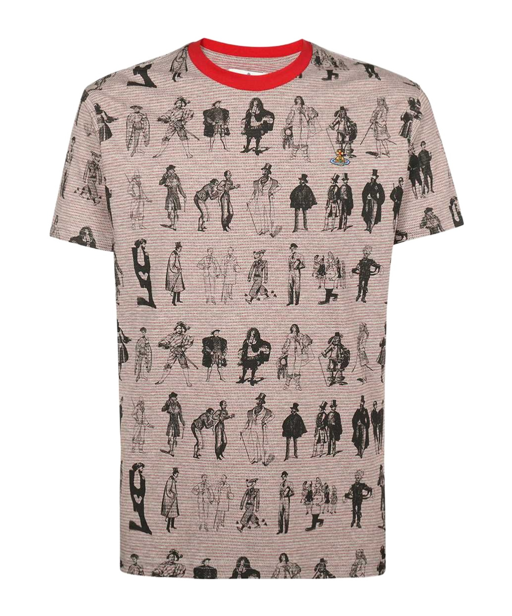 Vivienne Westwood T-shirt With Round Neck And Short Sleeves In Nude